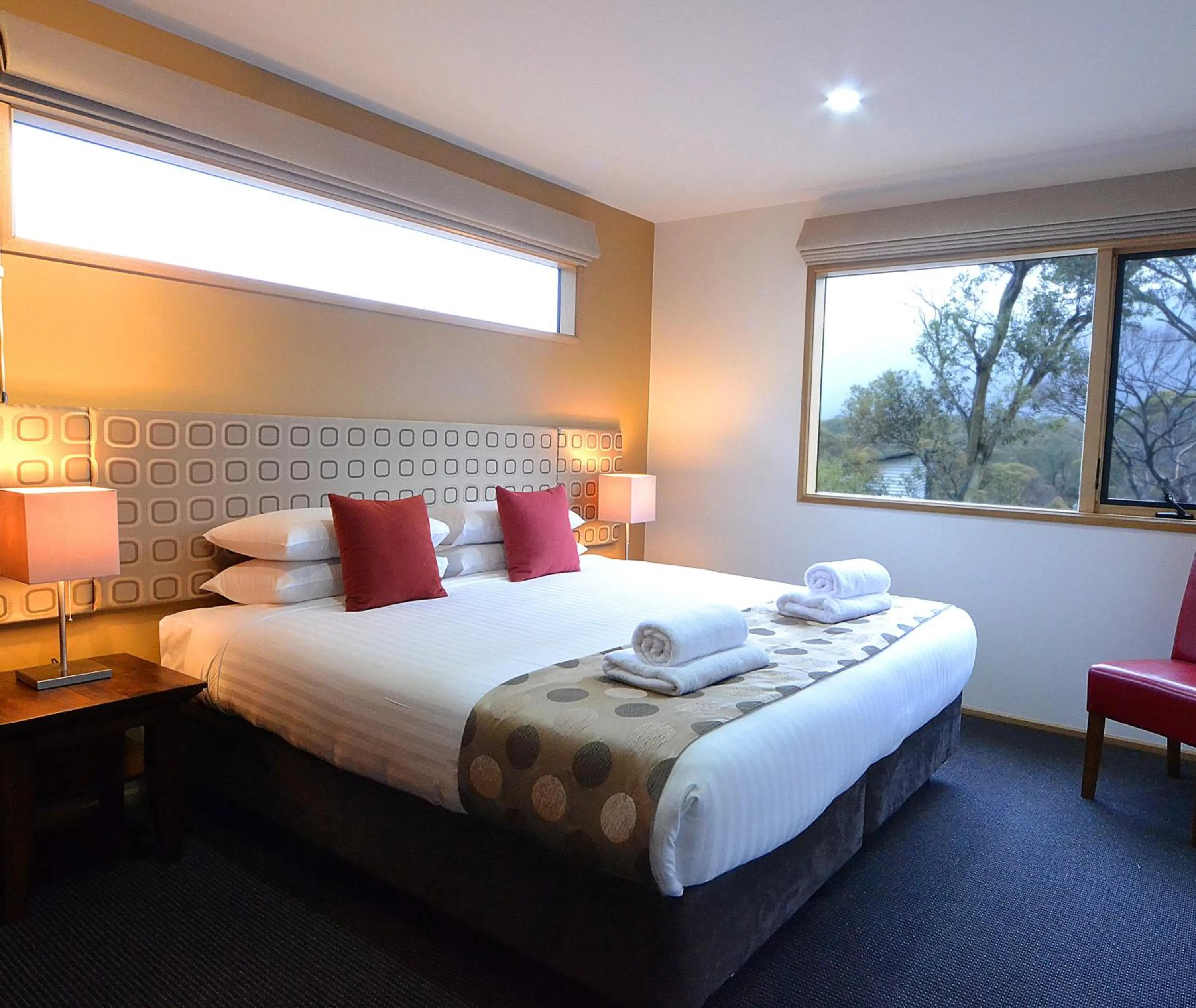 Bed in Oaks Lake Crackenback Resort