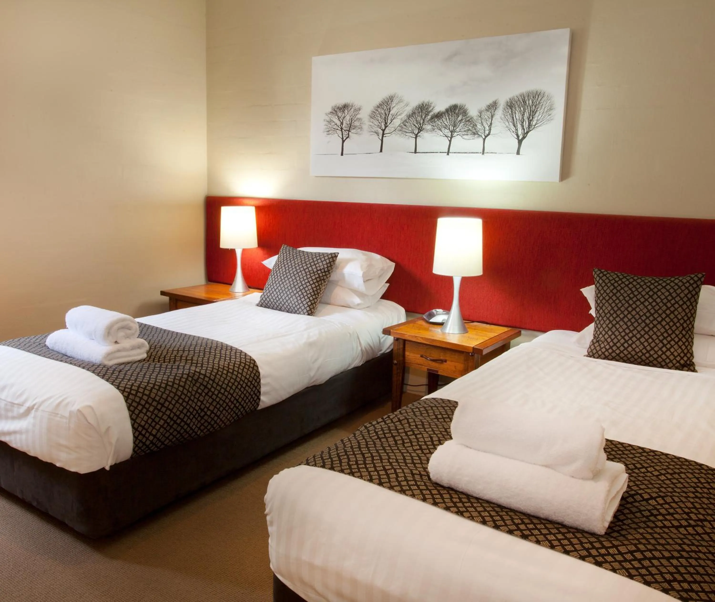 Bed in Oaks Lake Crackenback Resort