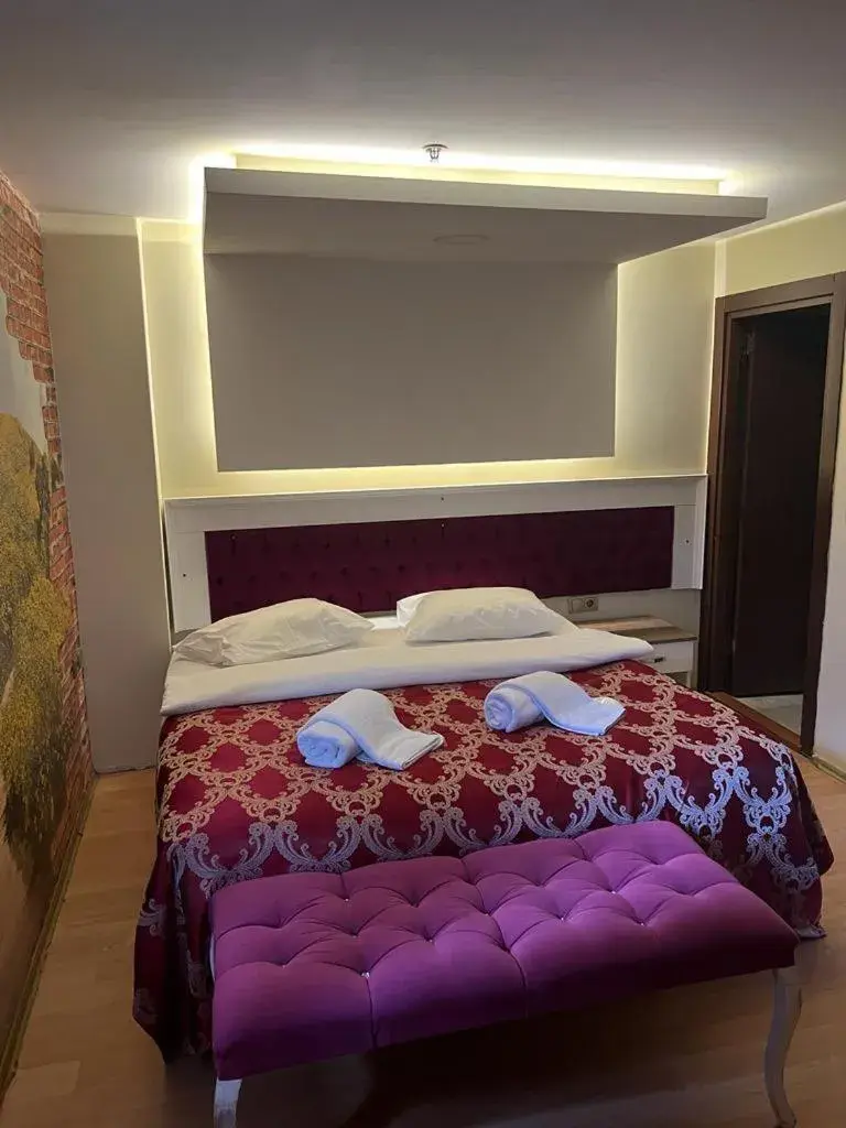 Deluxe Double Room with Balcony and Sea View in Sanli Hotel Hammam & SPA Deluxe Double Room with Balcony and Sea View in Sanli Hotel Hammam & SPA