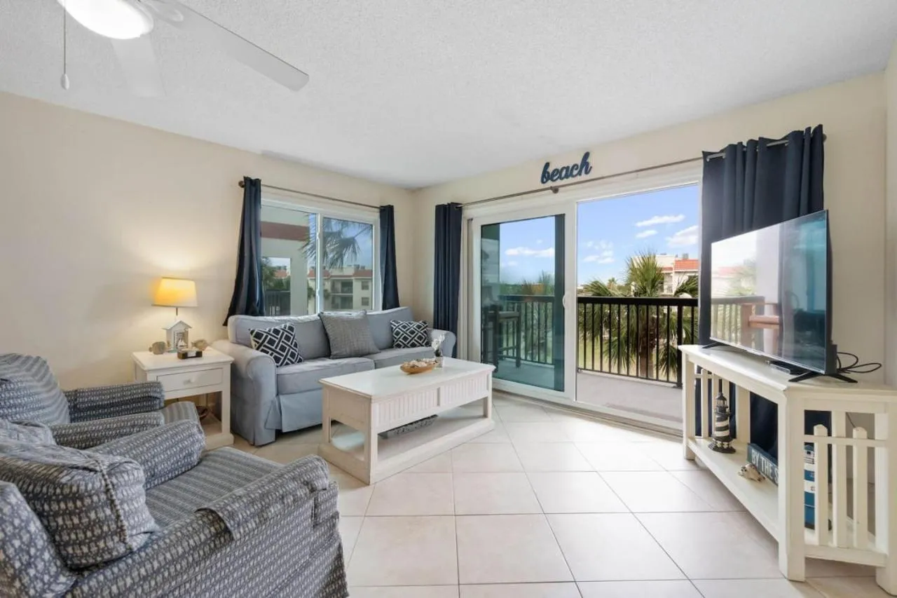Top-Floor End Unit with Ocean & Pool Views | Gated Beachfront Resort Near St. Augustine