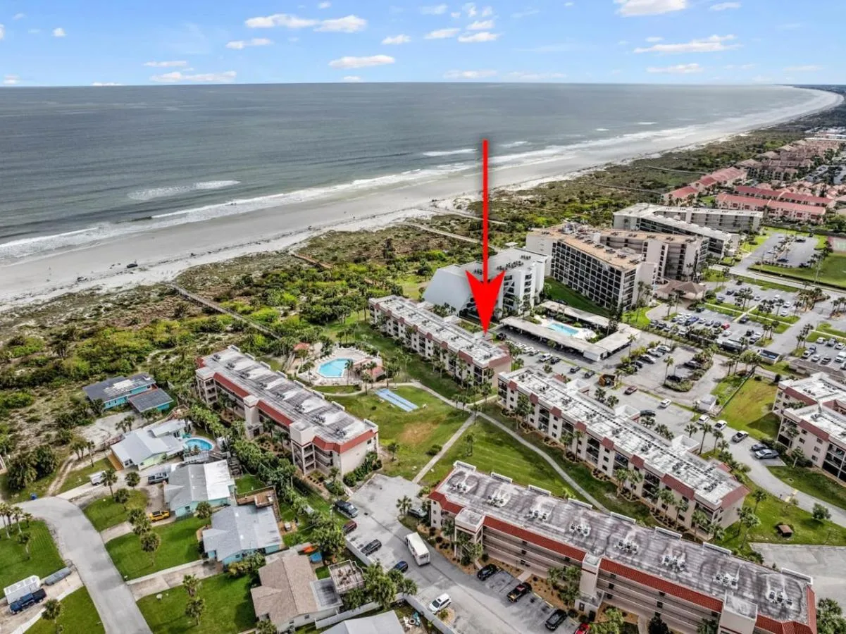 Top-Floor End Unit with Ocean & Pool Views | Gated Beachfront Resort Near St. Augustine
