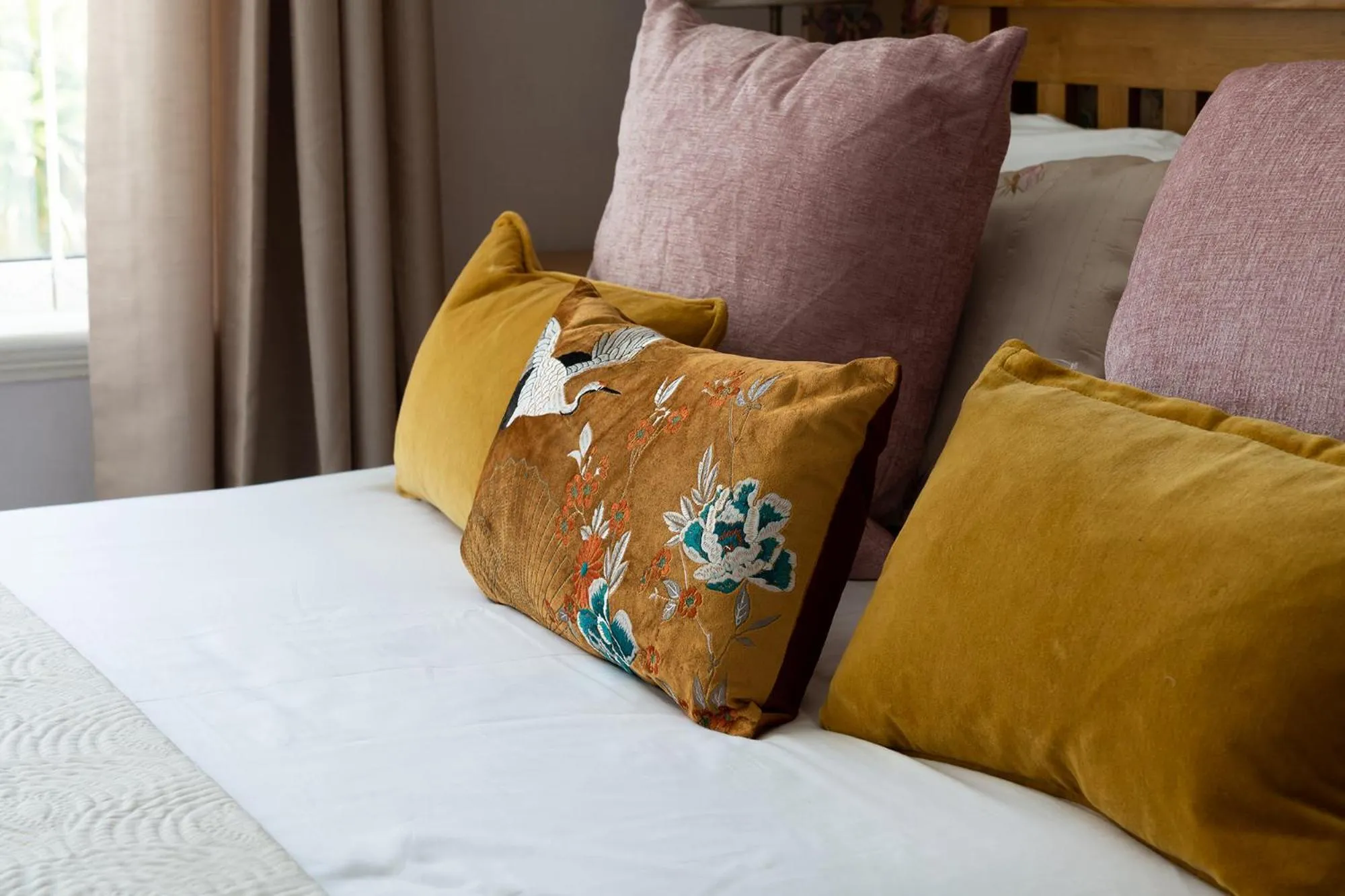 Bed in Rosaire Guest House