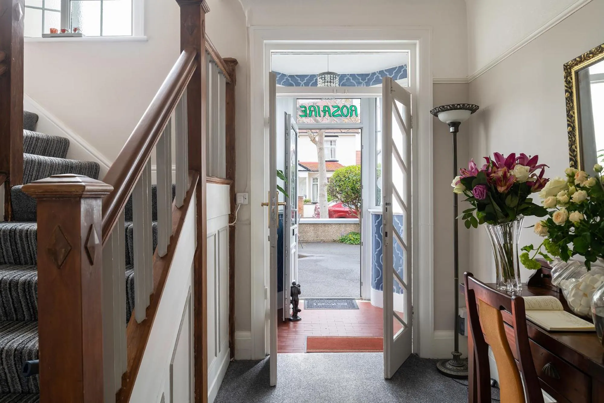 Lobby or reception in Rosaire Guest House