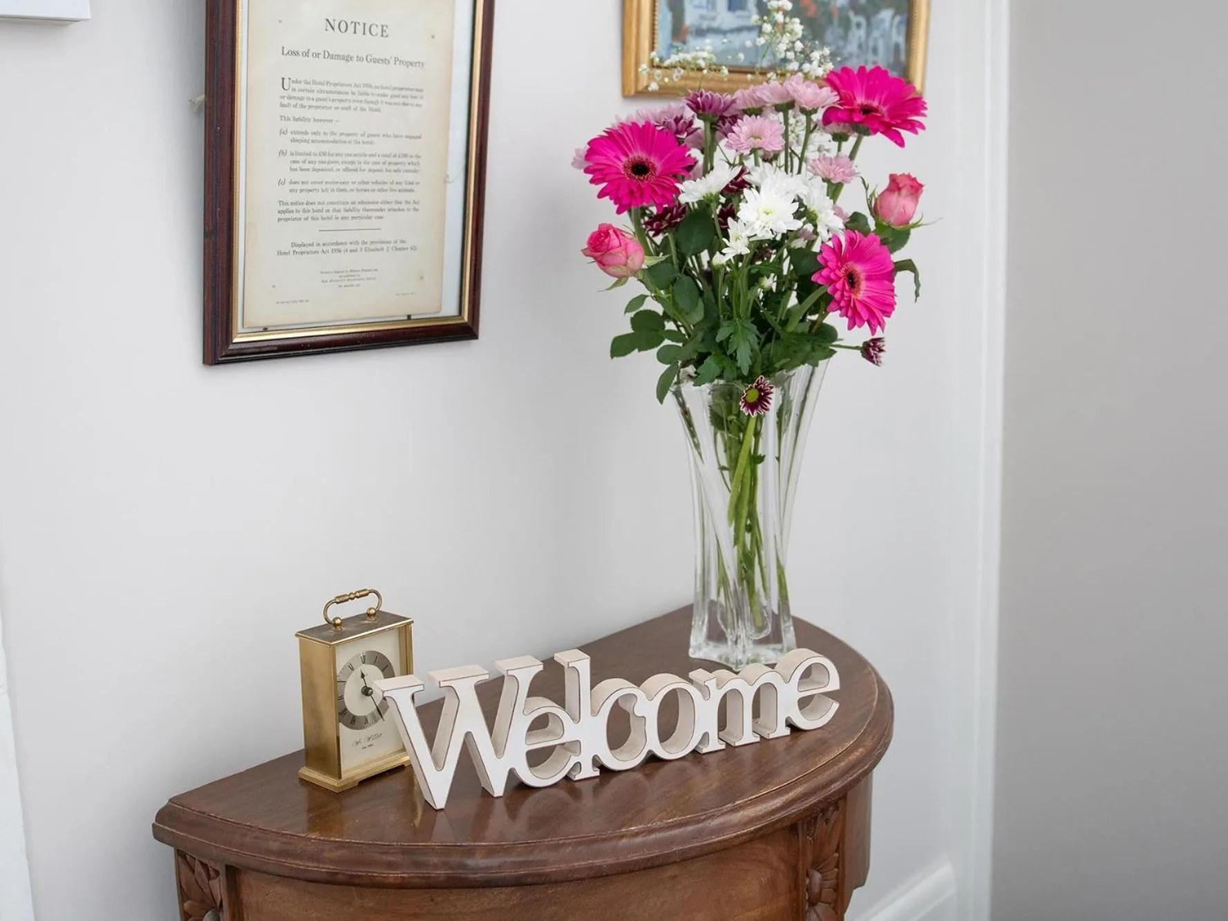 Lobby or reception in Rosaire Guest House