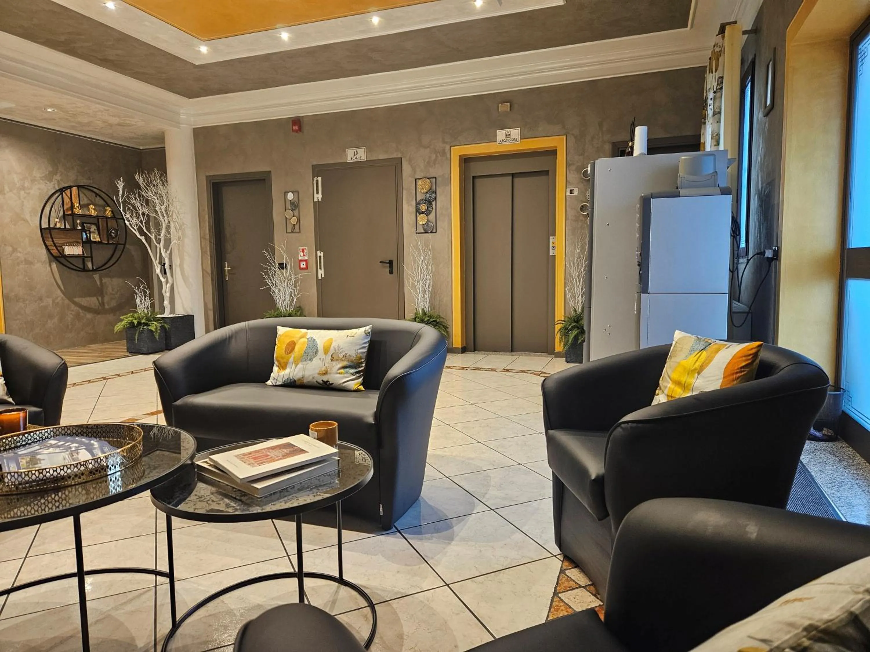 Lobby or reception in Hotel Euro