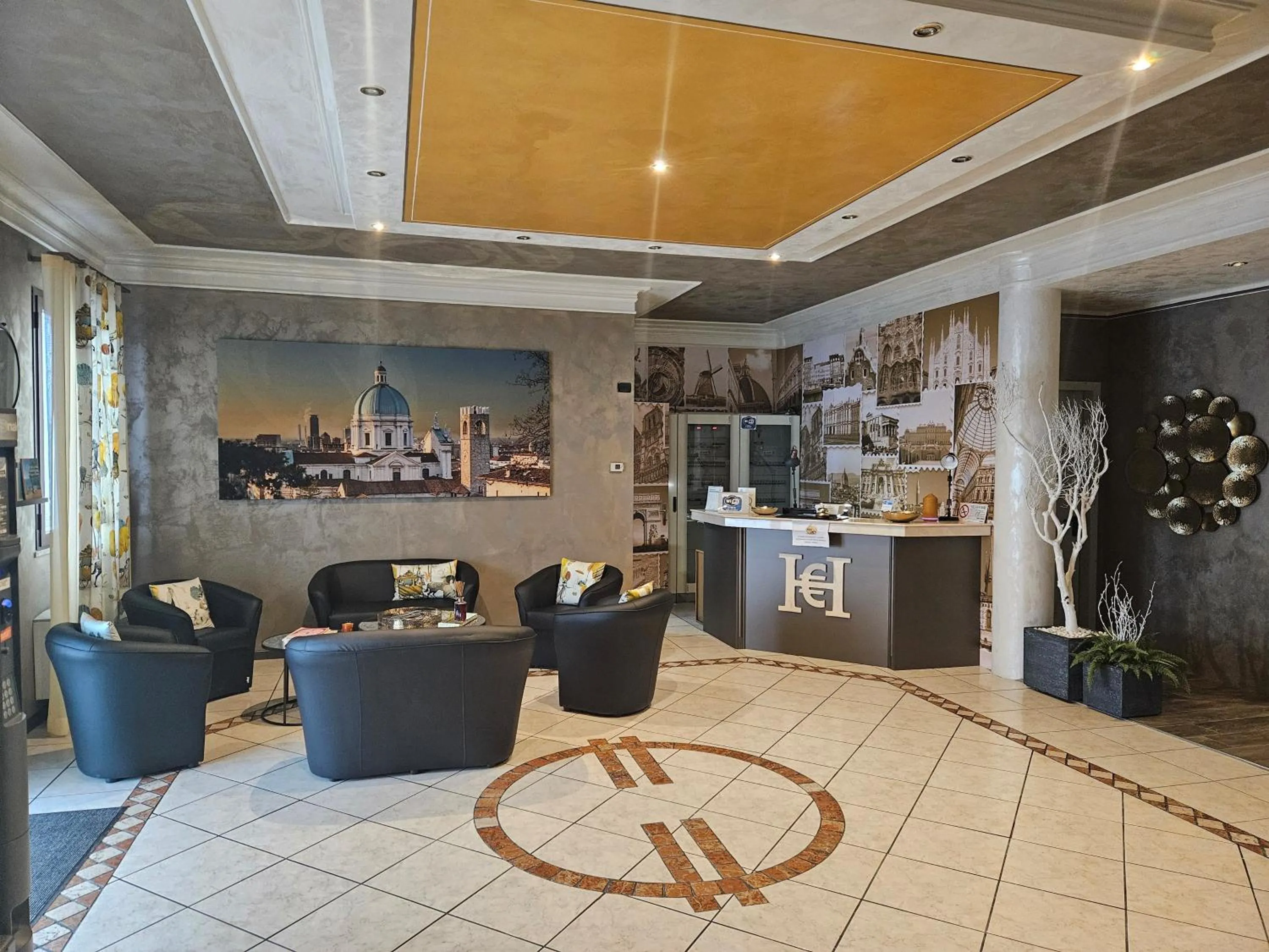 Lobby or reception in Hotel Euro