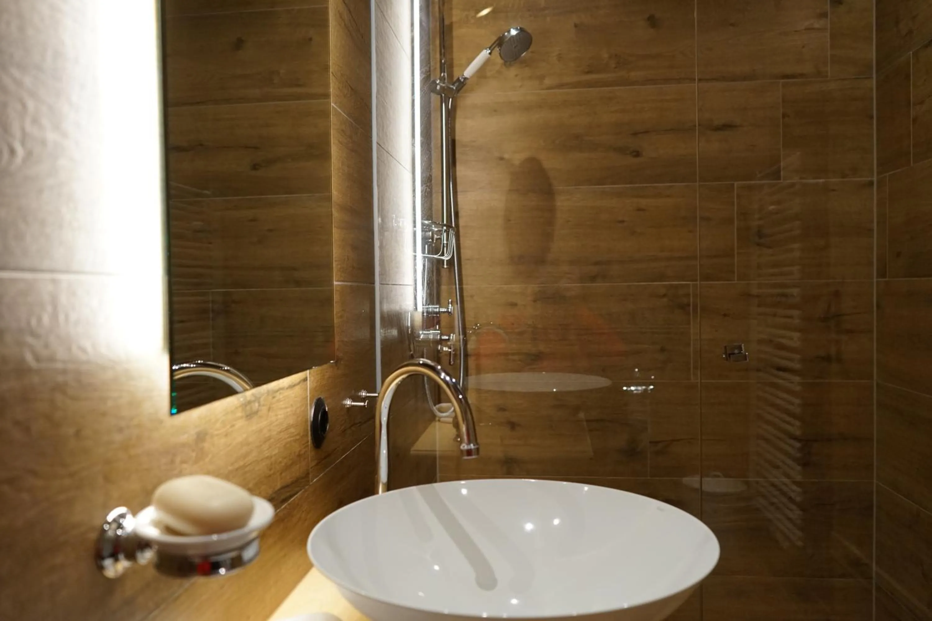 Bathroom in Naturhotel & Bayernhütte am Brauneck