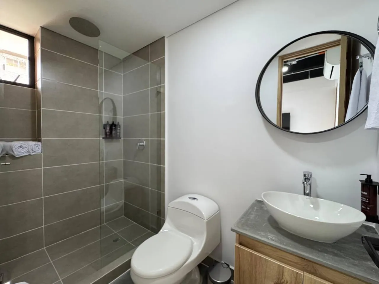 Shower in Akela Park Hotel