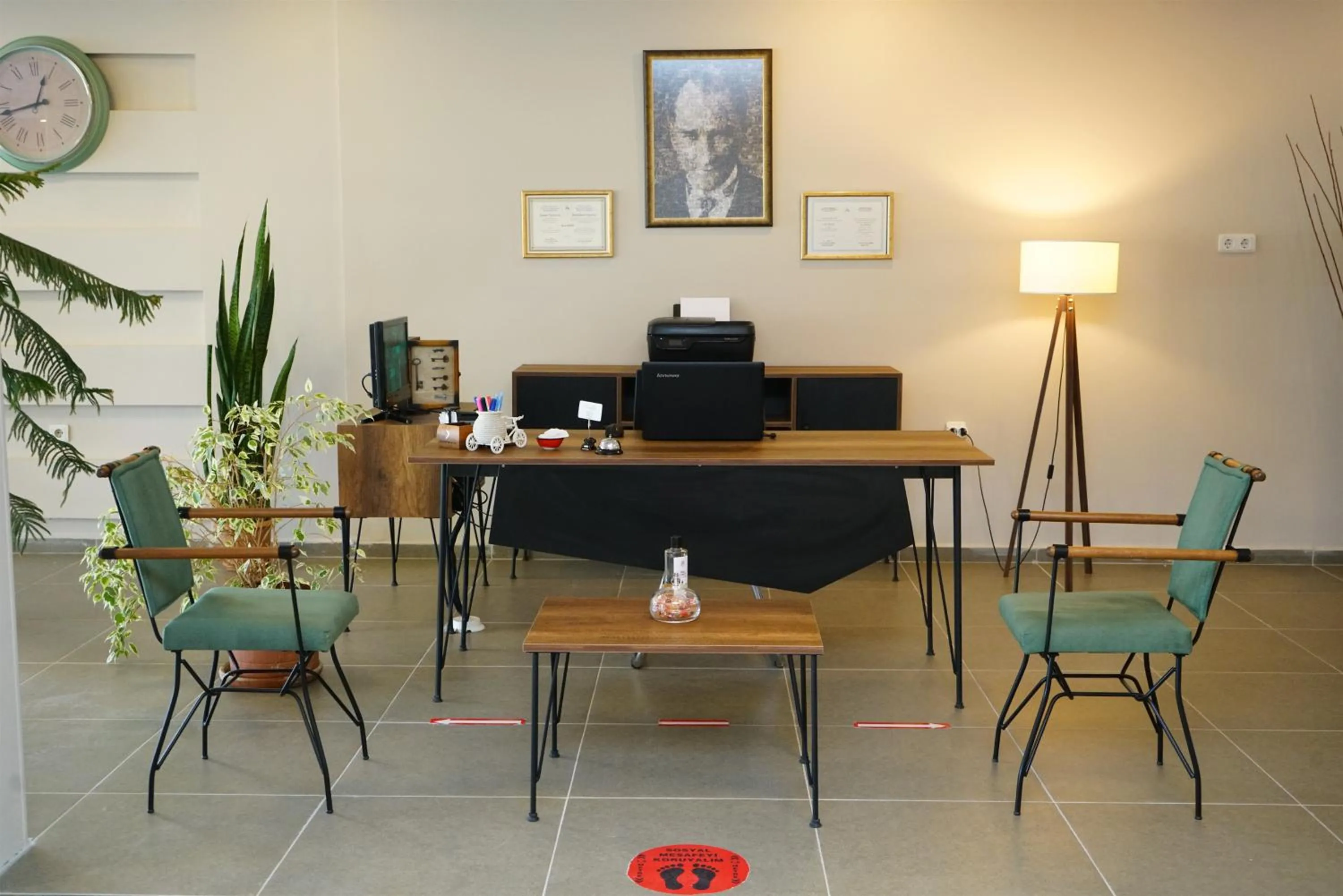 Lobby or reception in Urla Zeytin Hotel