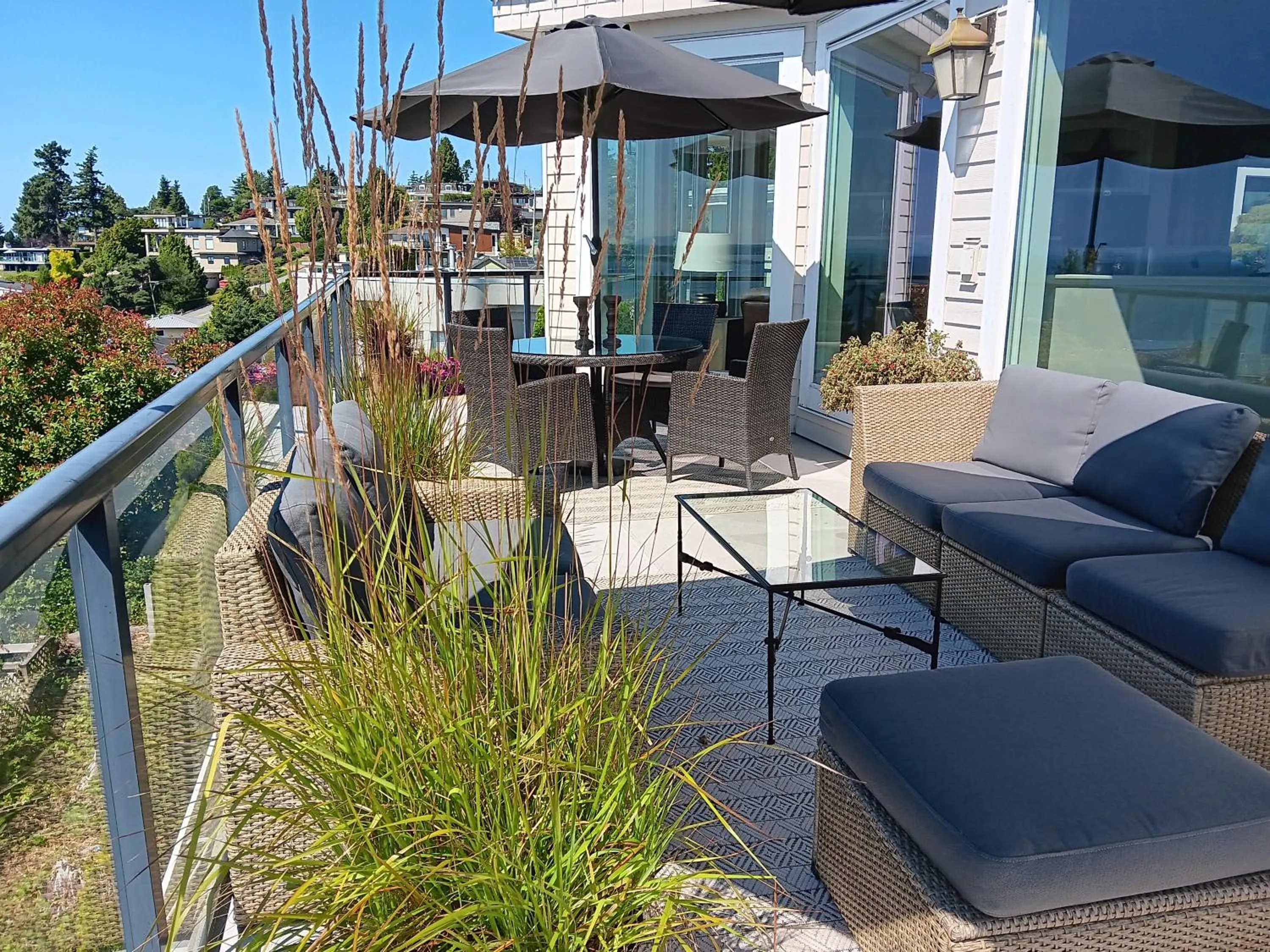 Patio in Sand and Salt Bed & Breakfast