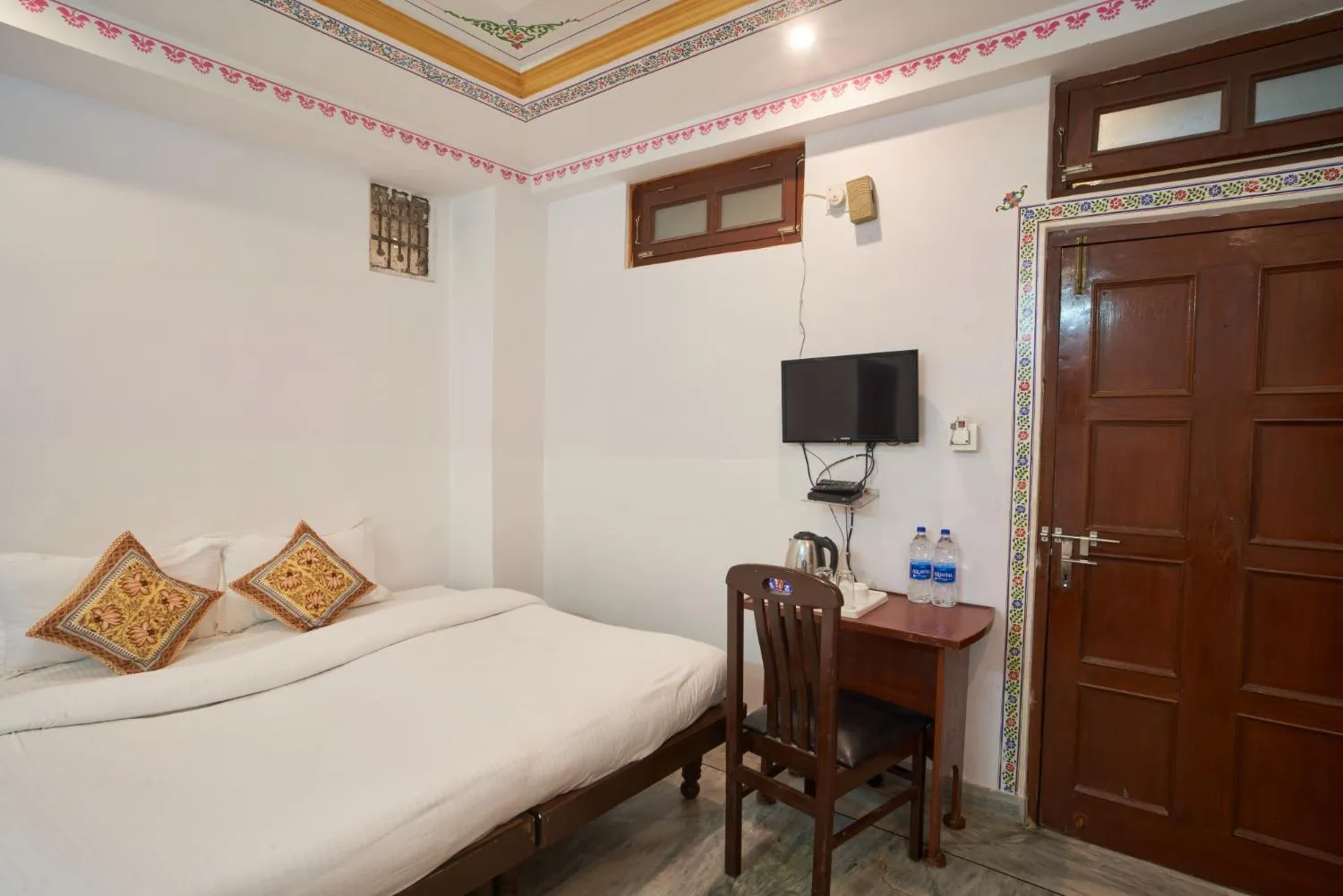 Bed in Elysium Retreat- The Heritage Haveli
