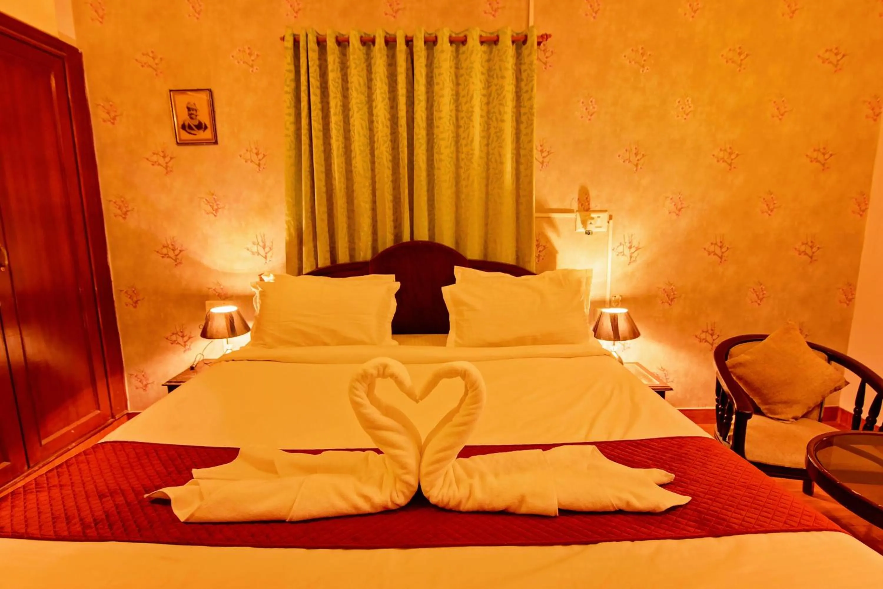 Bed in Elysium Retreat- The Heritage Haveli