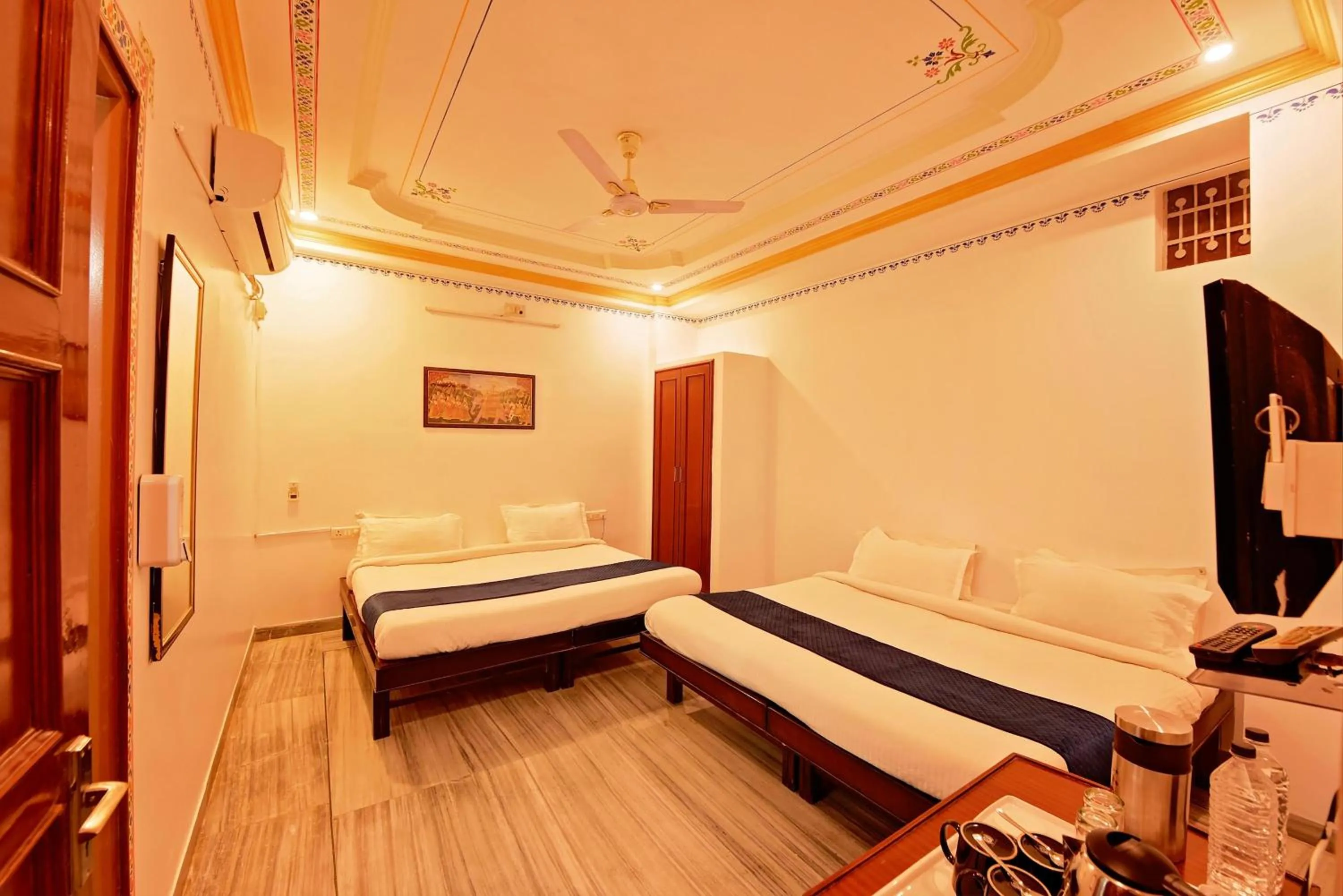 Bed in Elysium Retreat- The Heritage Haveli