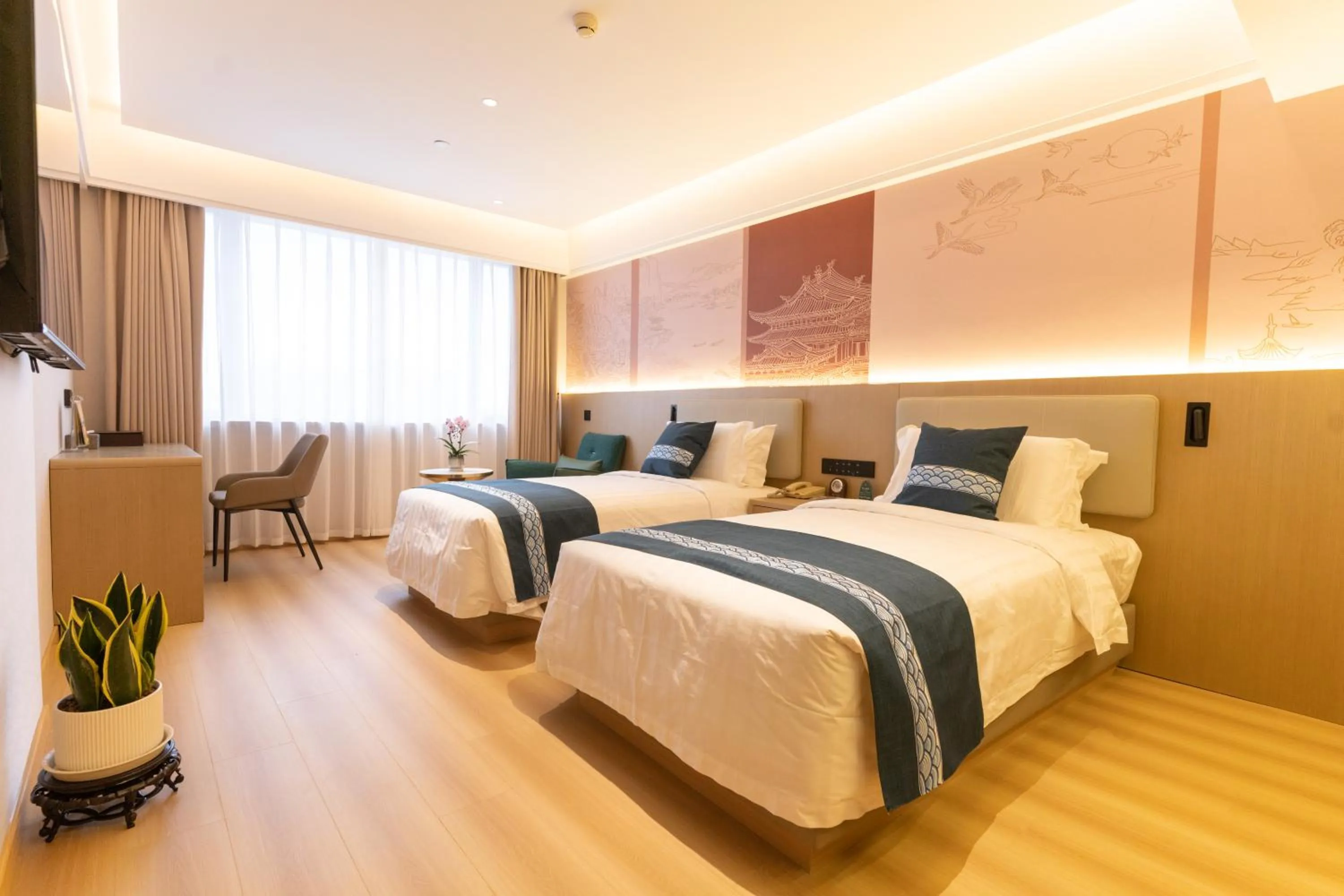 Bedroom, Bed in Beijing Shengli Hotel