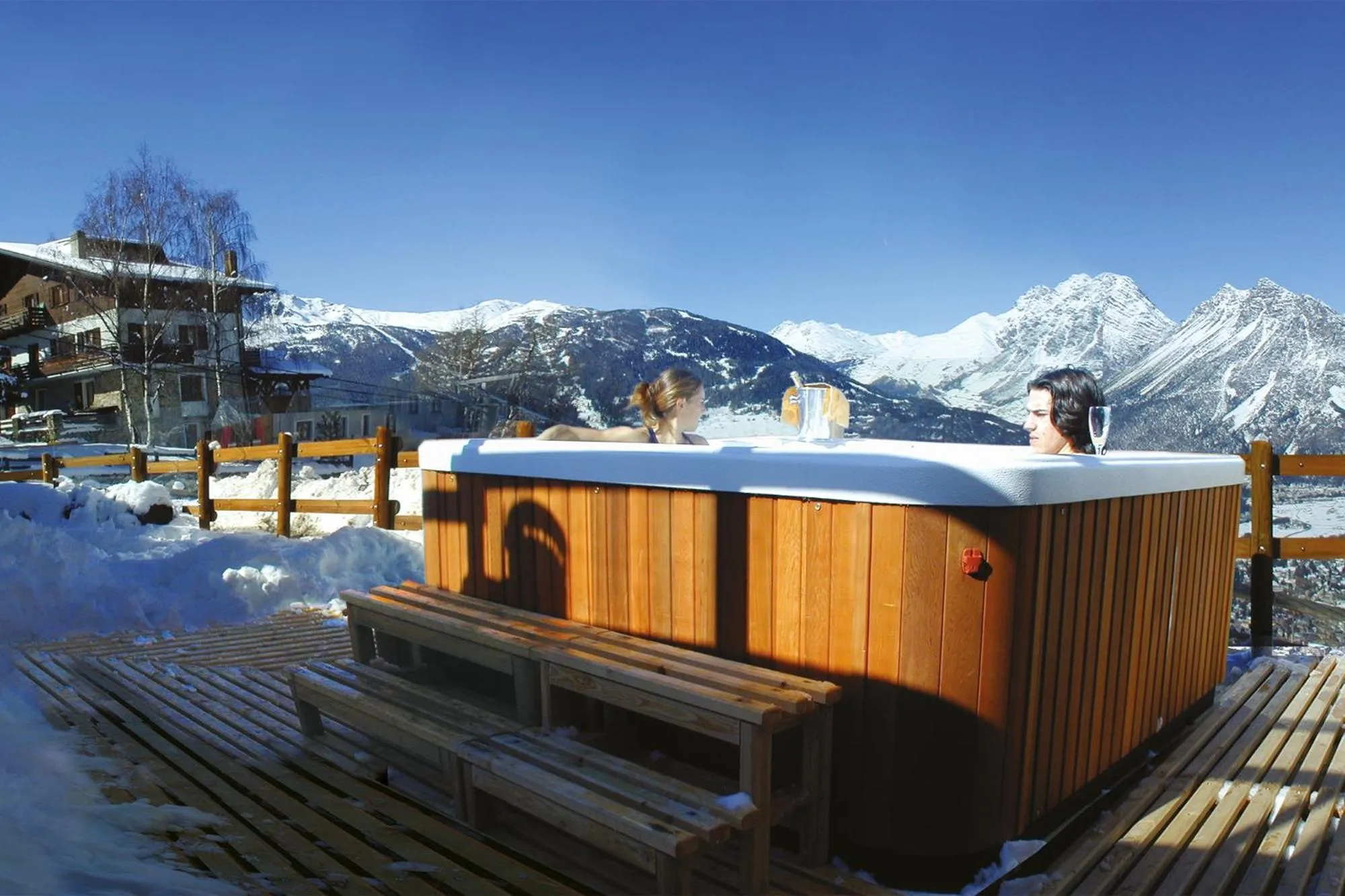 Hot Tub in Hotel Vallechiara