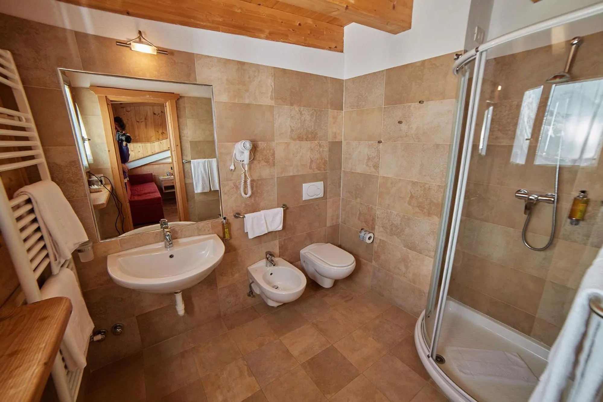 Bathroom in Hotel Vallechiara