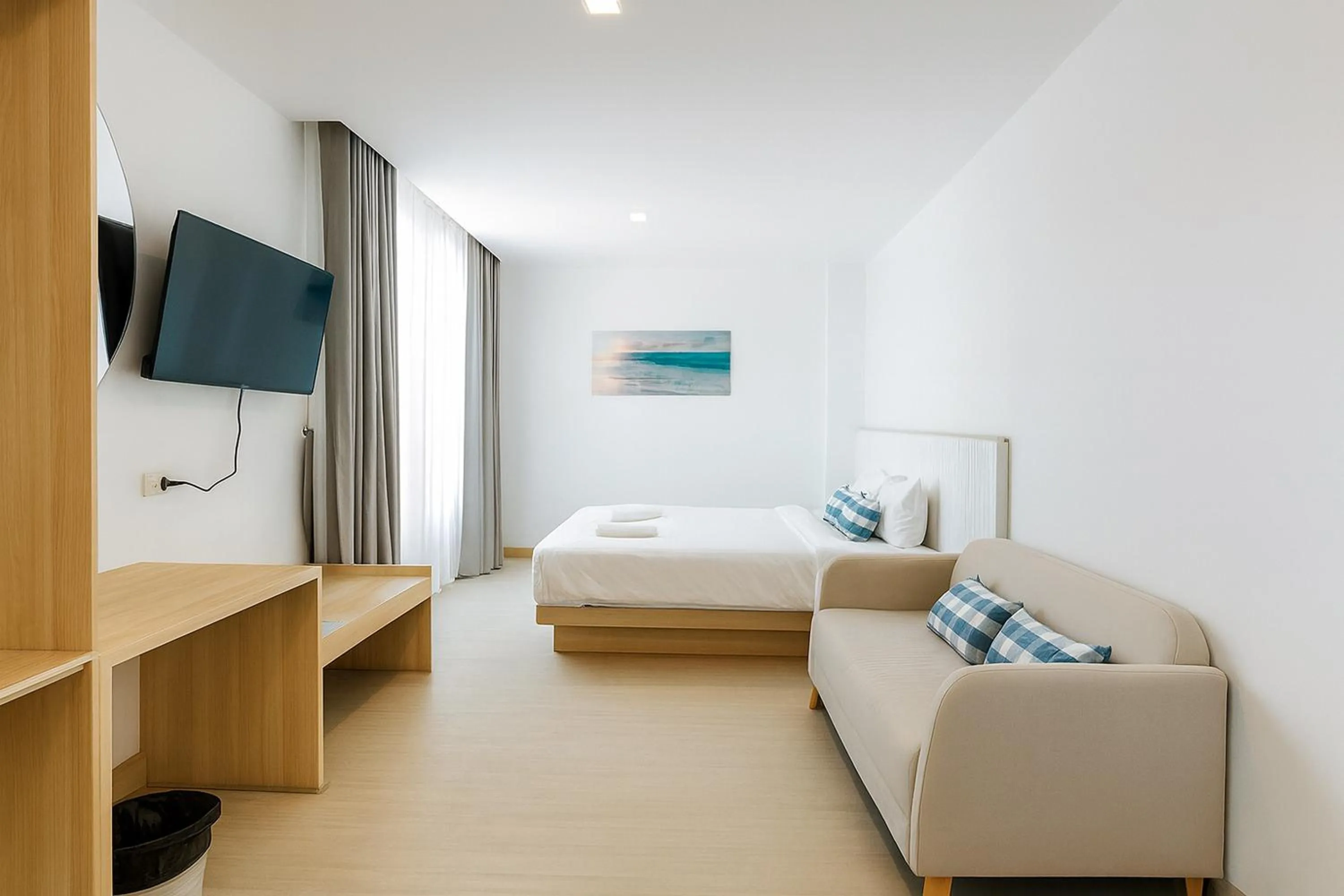 Bed in Sea Side at Ao Nang Landmark Night Market Krabi