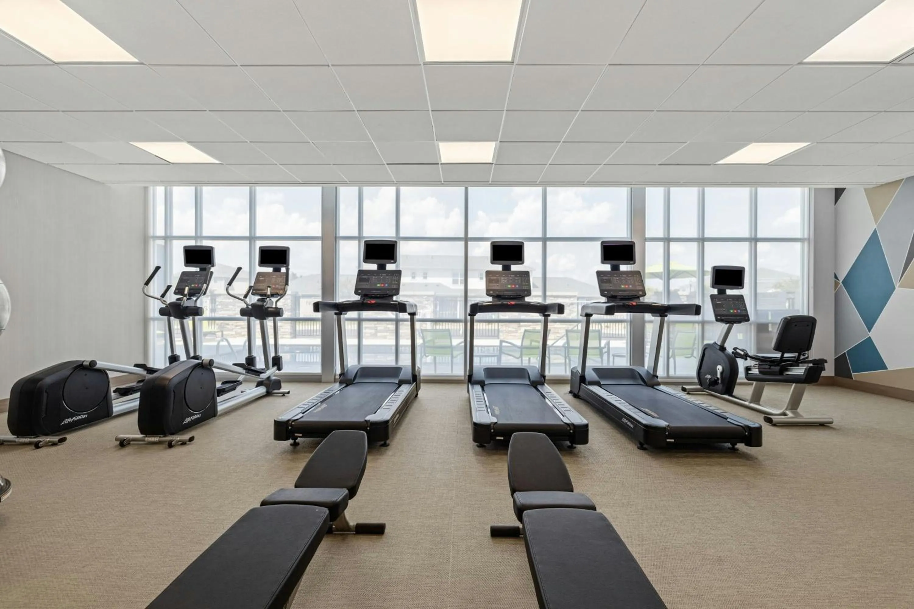 Fitness centre/facilities in SpringHill Suites by Marriott Camden