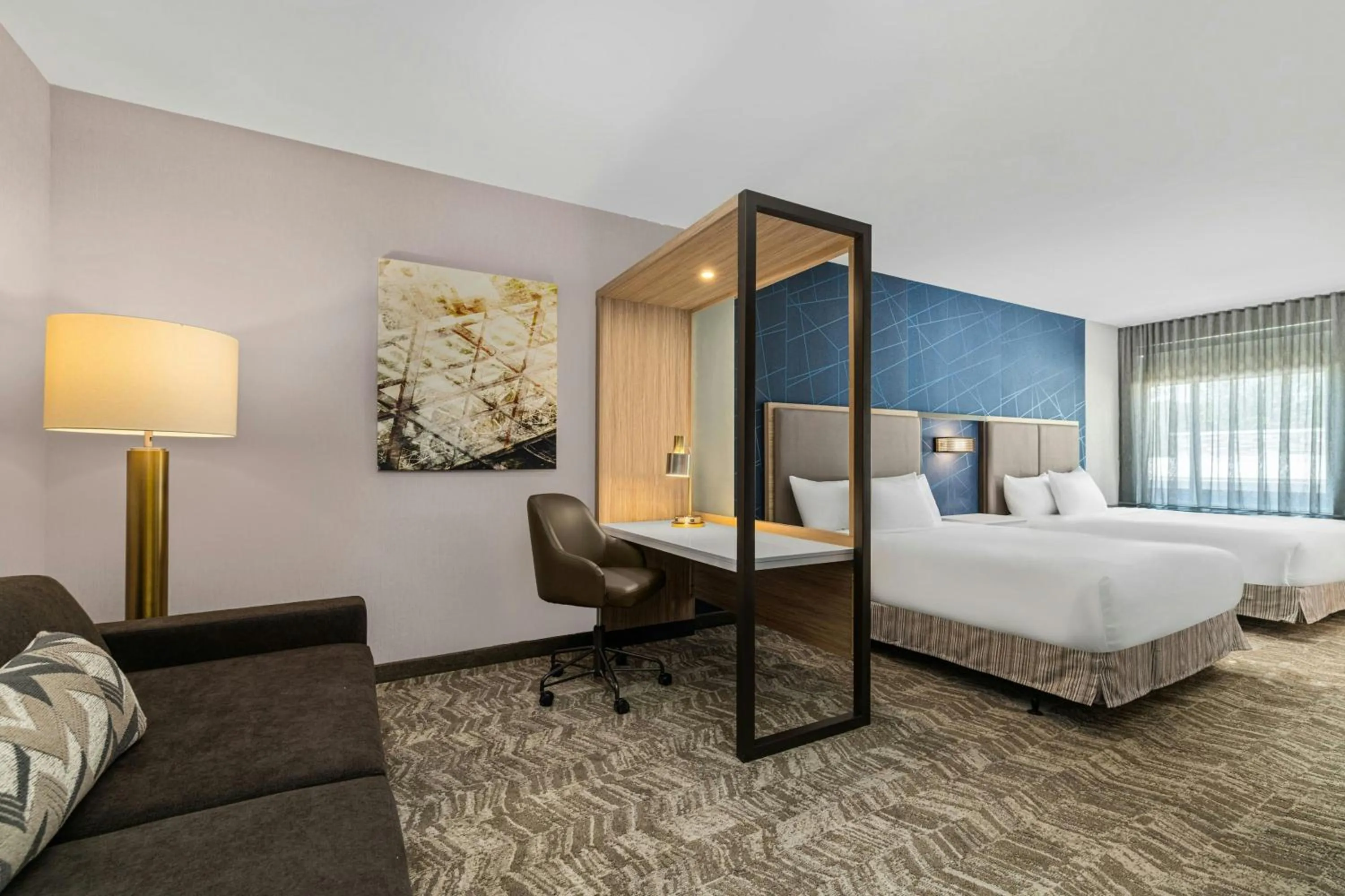Bedroom, Bed in SpringHill Suites by Marriott Camden