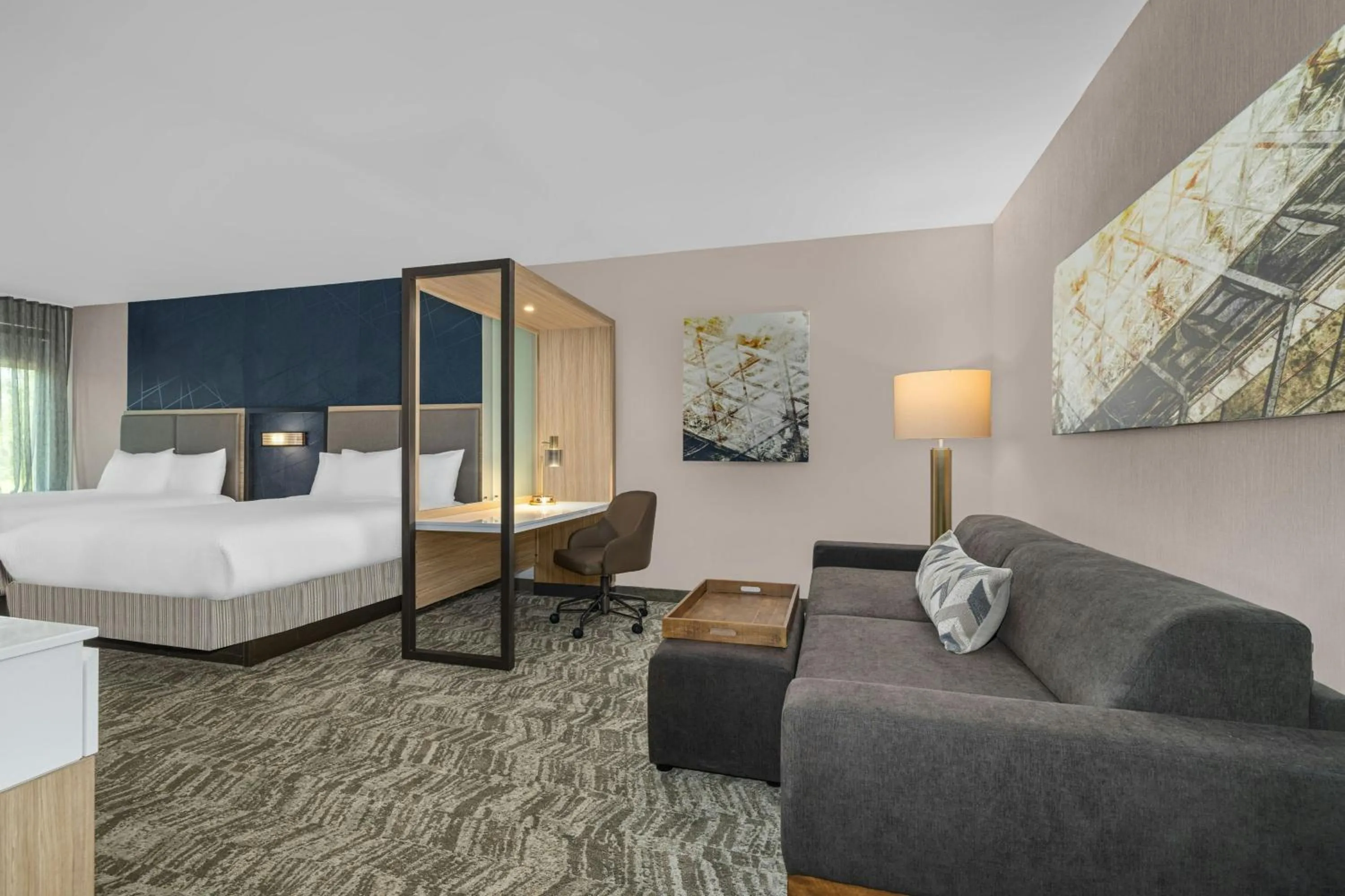 Bedroom, Bed in SpringHill Suites by Marriott Camden