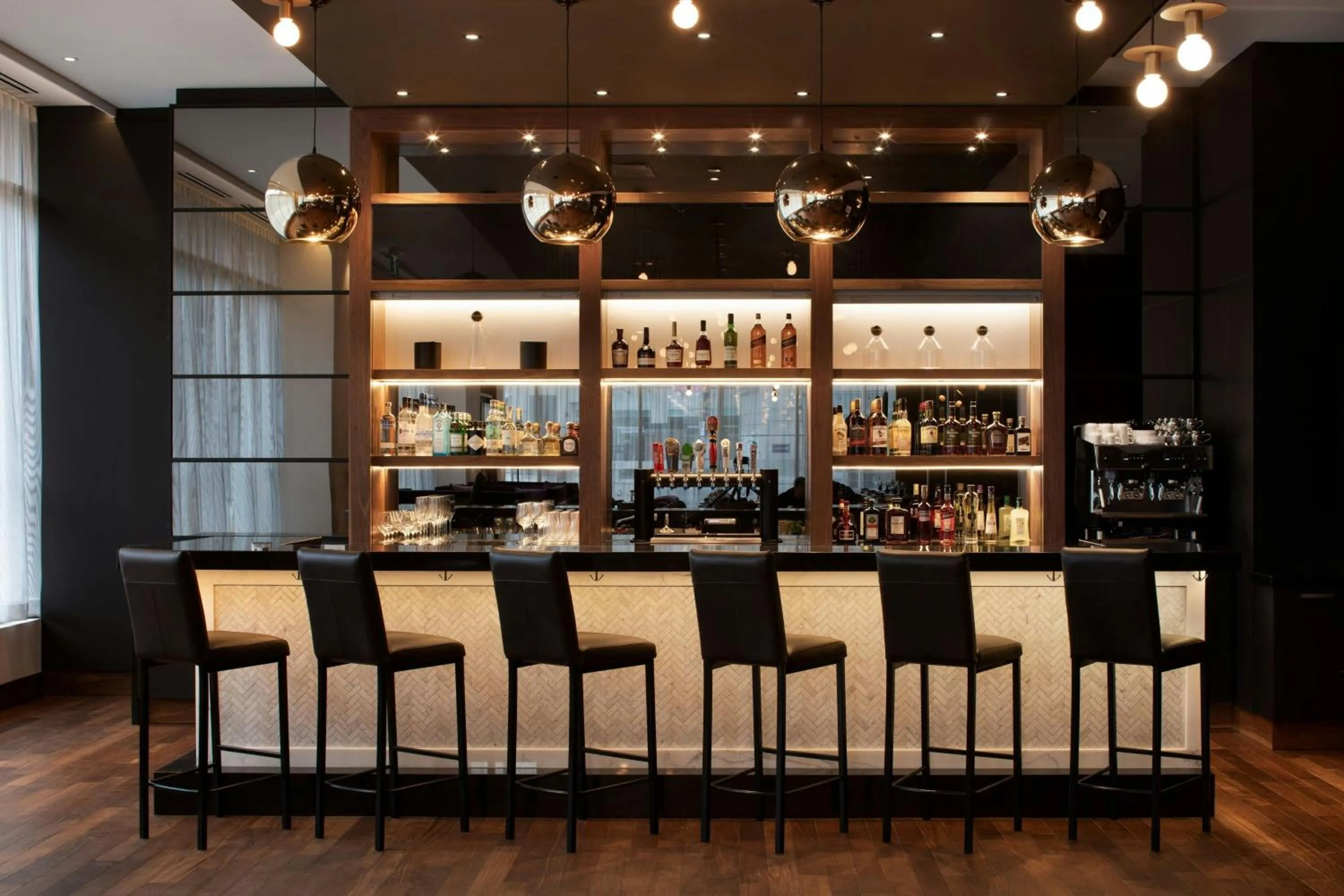 Lounge or bar in AC Hotel by Marriott Ottawa Downtown
