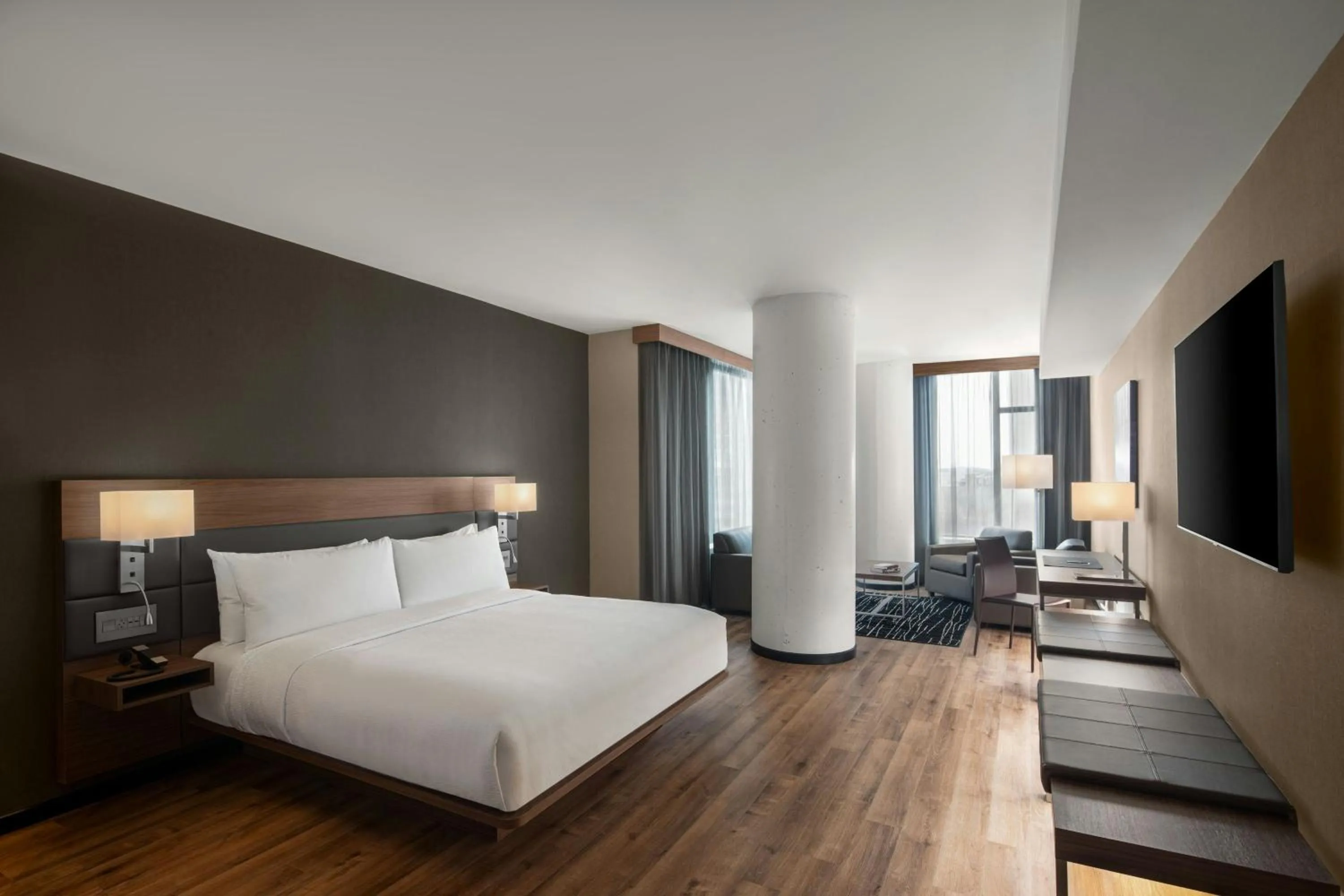 Photo of the whole room, Bed in AC Hotel by Marriott Ottawa Downtown