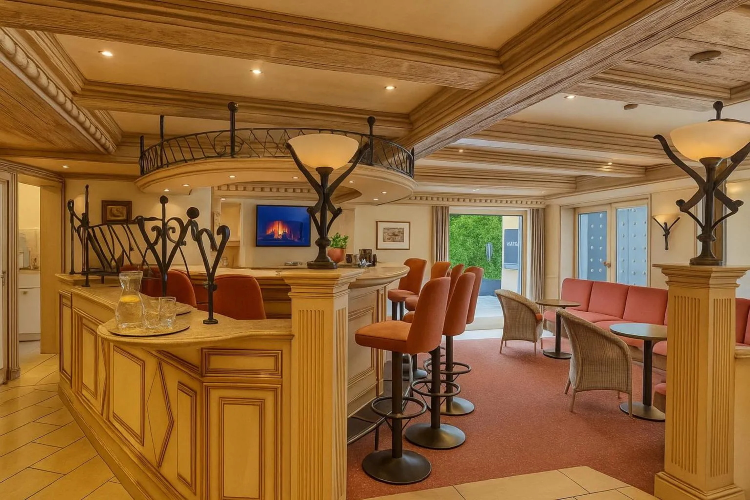 Lounge or bar in AR Boutique Hotel Mannheim
