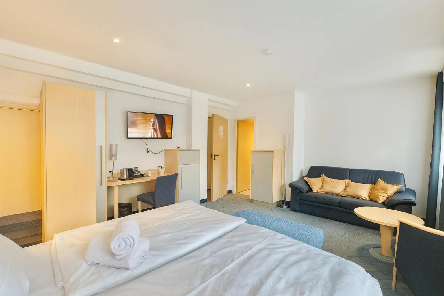 Bed in AR Boutique Hotel Mannheim