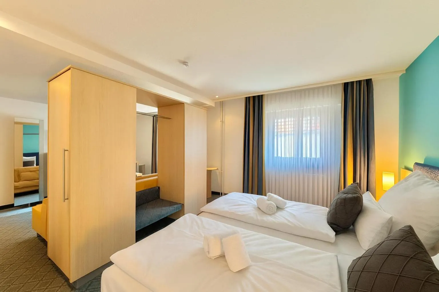 Bed in AR Boutique Hotel Mannheim