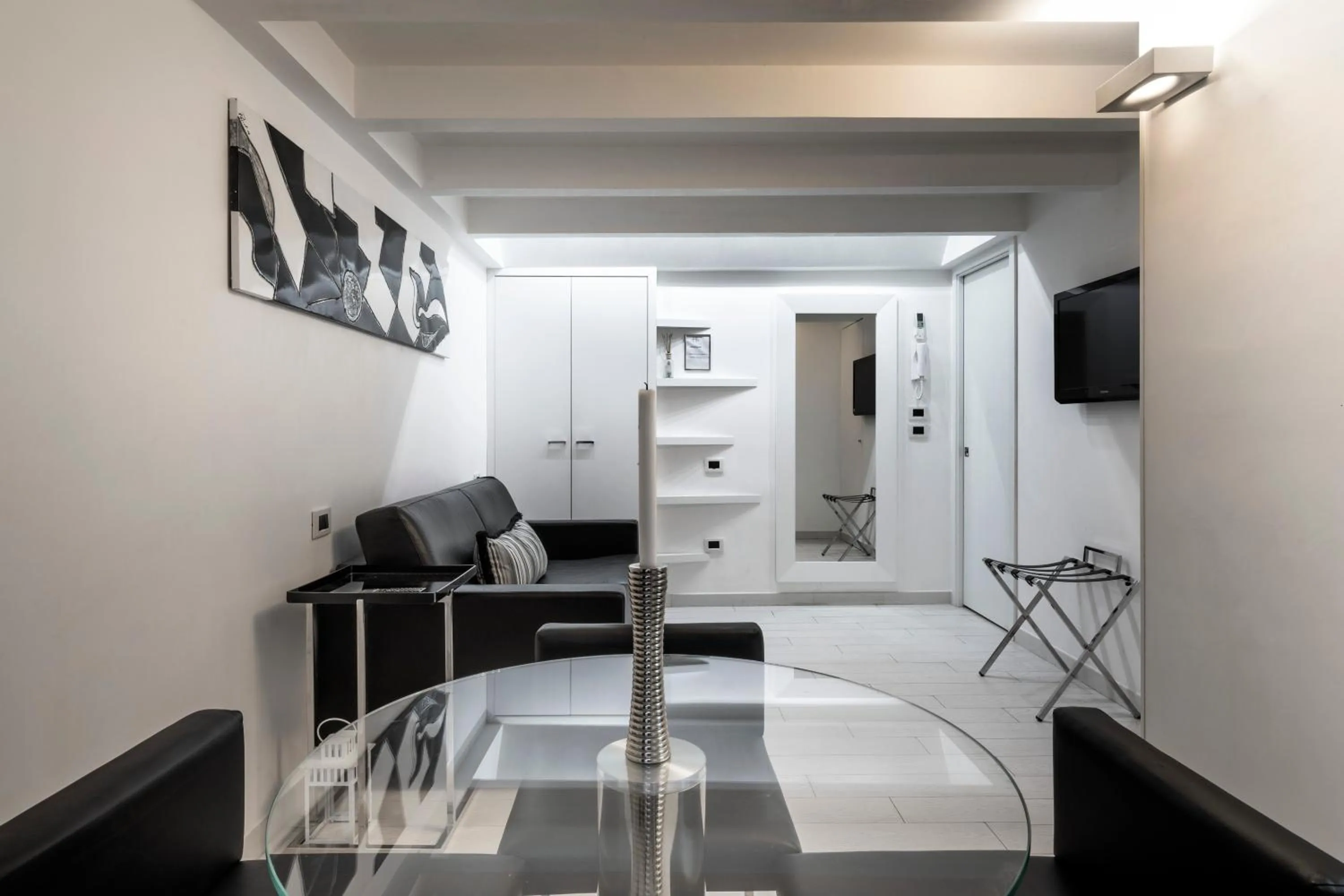 Living room in LHP Suite Roma Piazza del Popolo