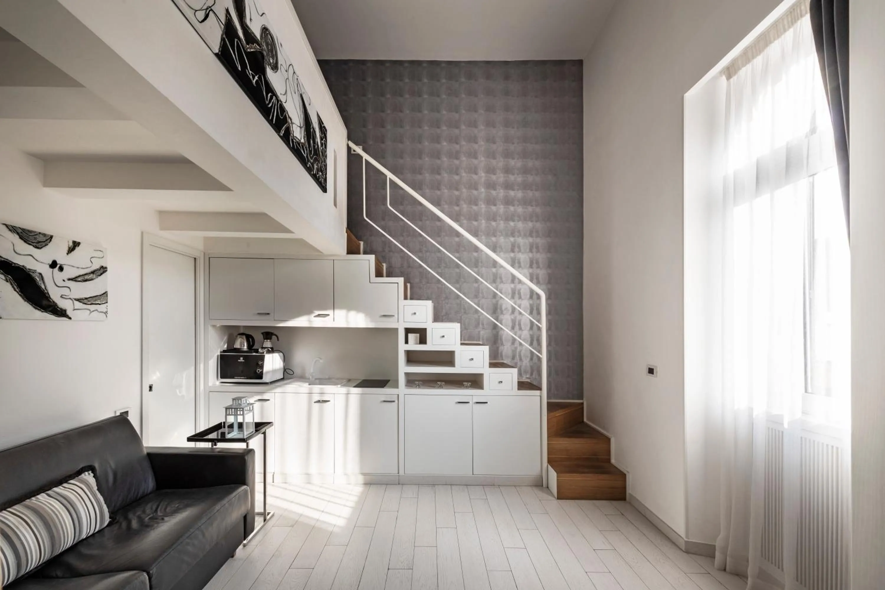 Kitchen or kitchenette in LHP Suite Roma Piazza del Popolo