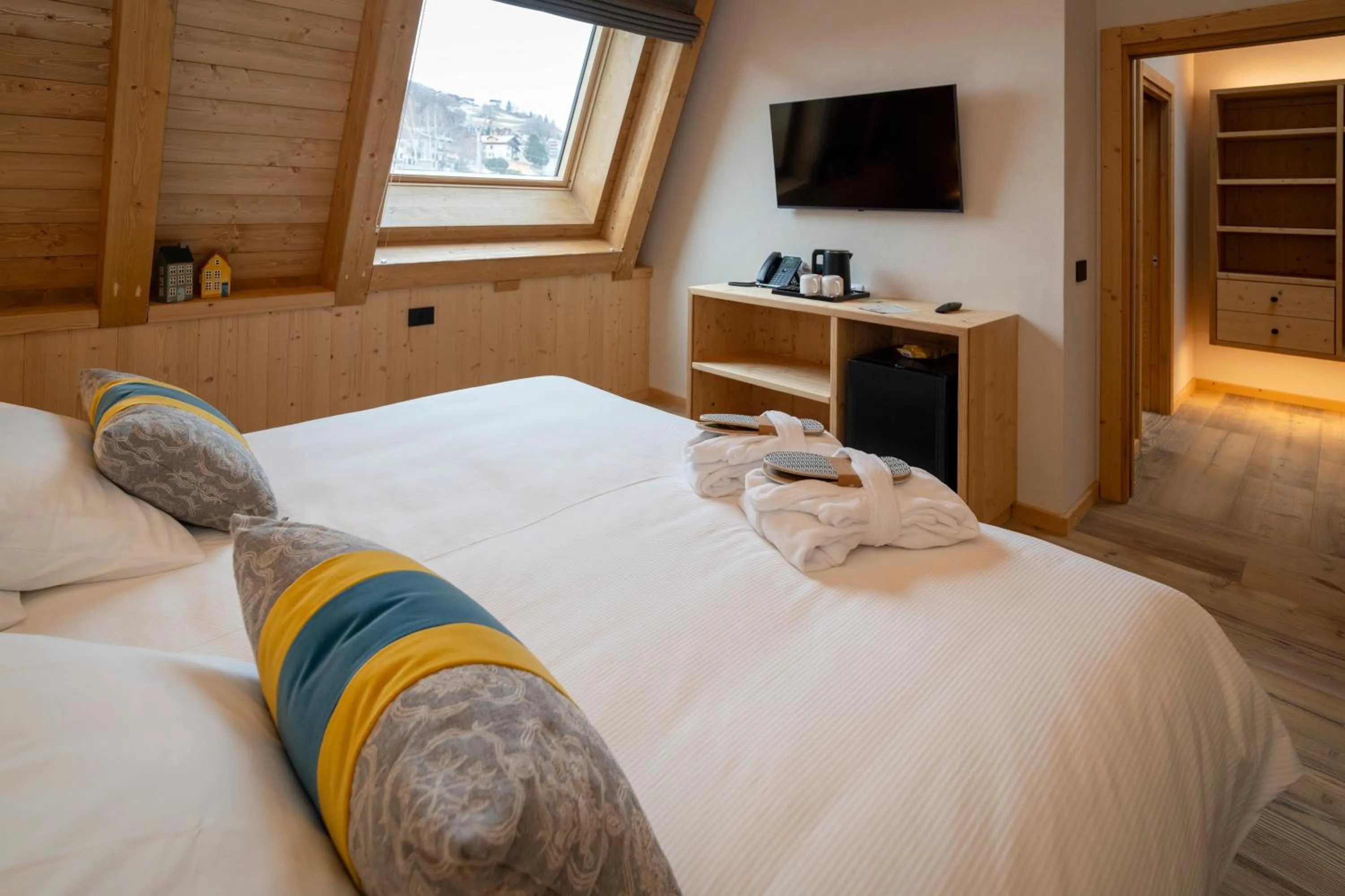 Bed in Funivia Bormio Active Hotel - Adults Only