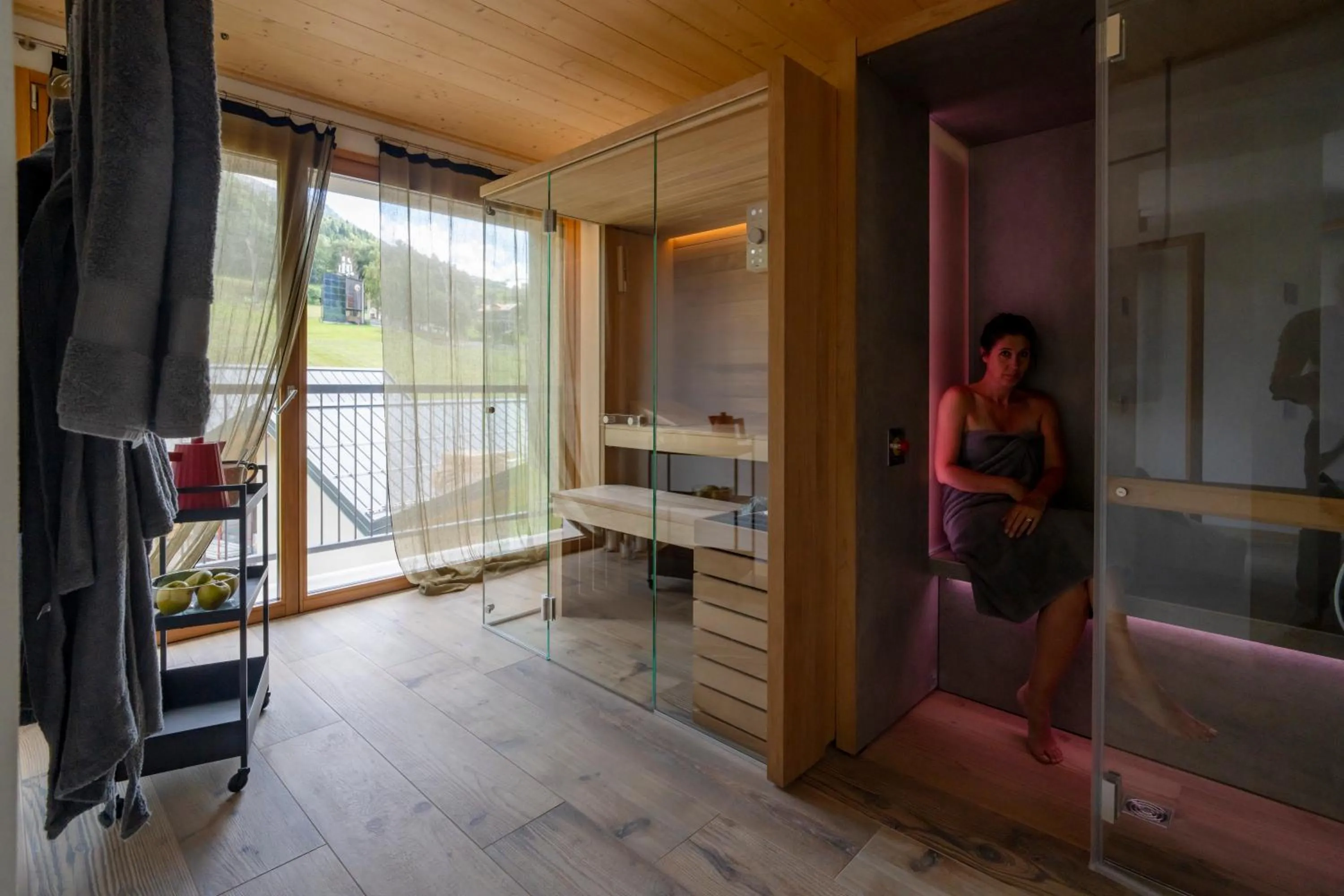 Sauna in Funivia Bormio Active Hotel - Adults Only