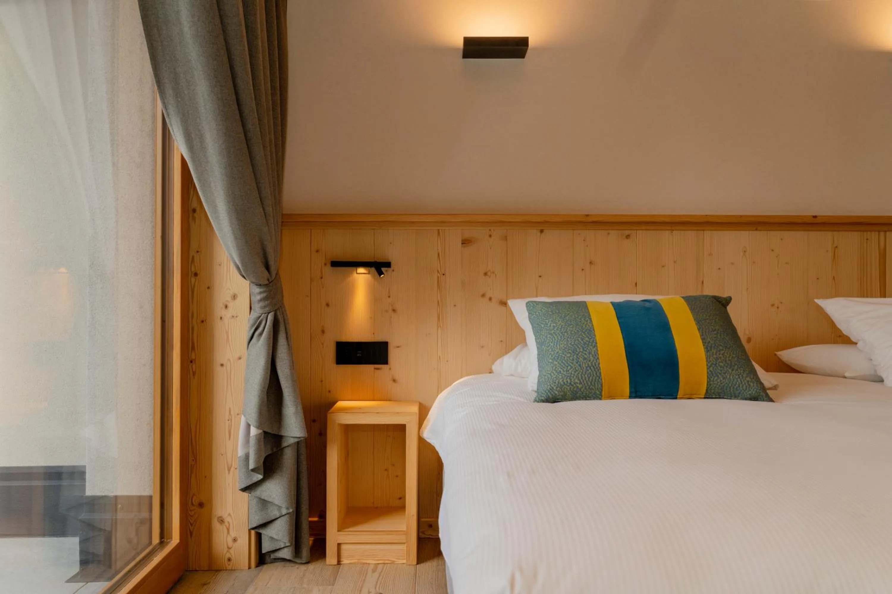 Sauna, Bed in Funivia Bormio Active Hotel - Adults Only