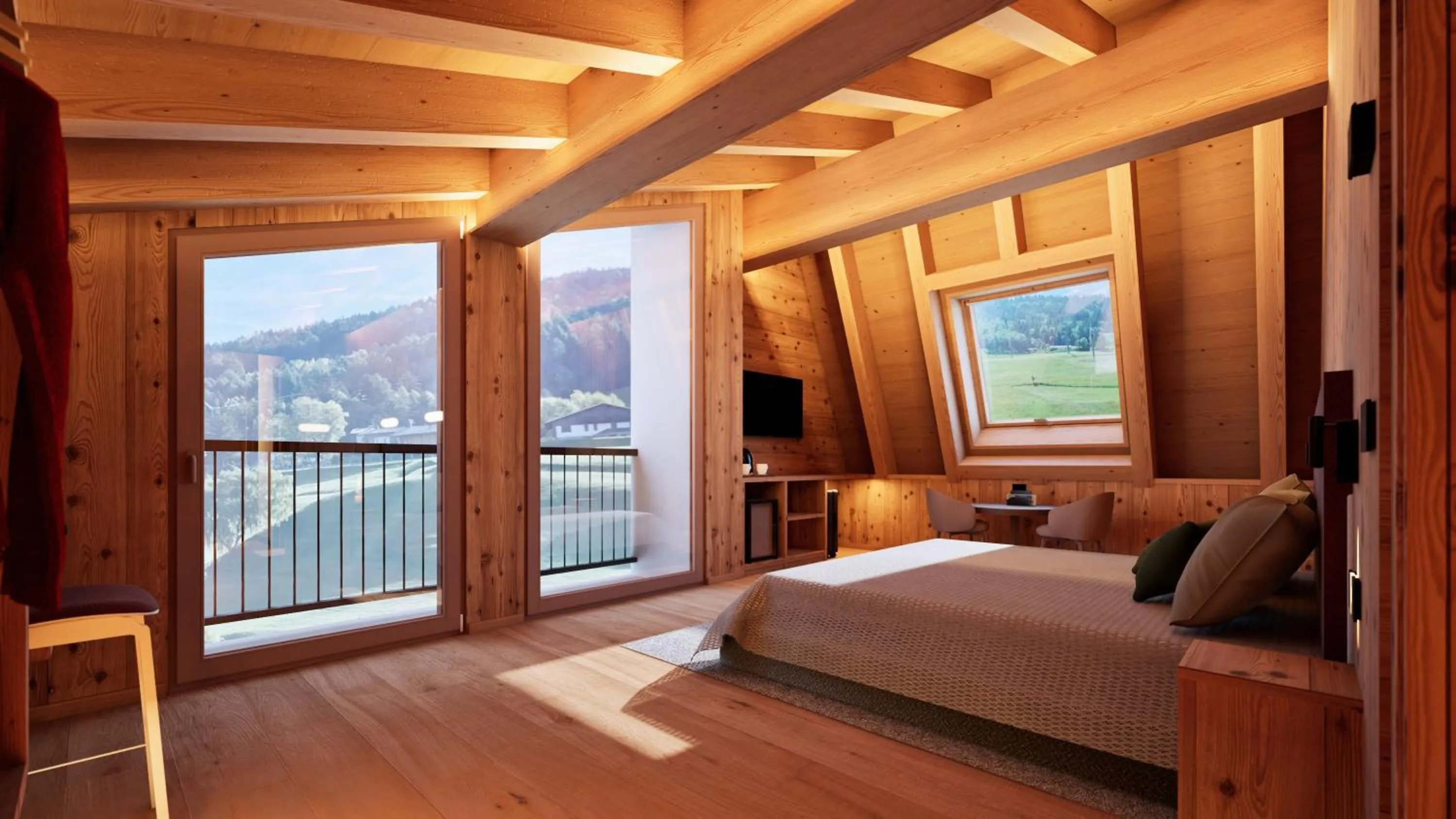 Bedroom, Bed in Funivia Bormio Active Hotel - Adults Only