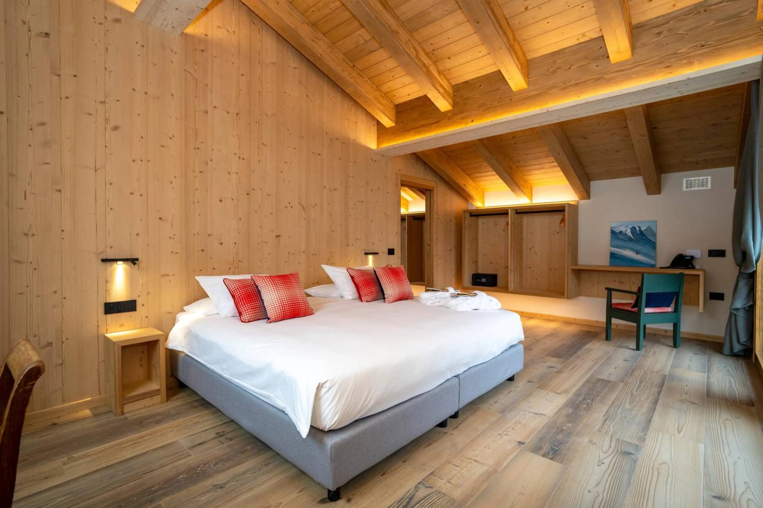 Bed in Funivia Bormio Active Hotel - Adults Only