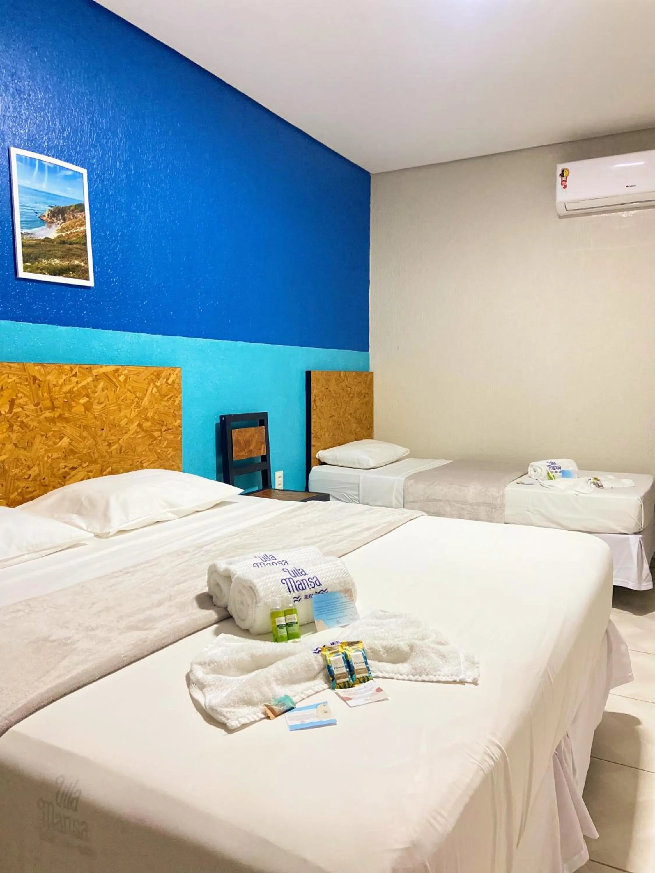 Bed in Pousada Vila Mansa Jeri