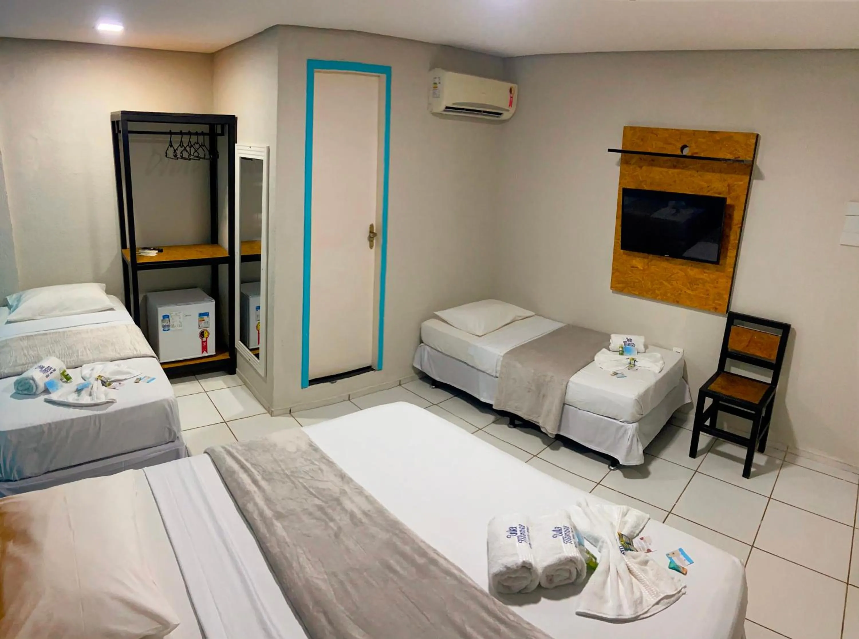 Bed in Pousada Vila Mansa Jeri