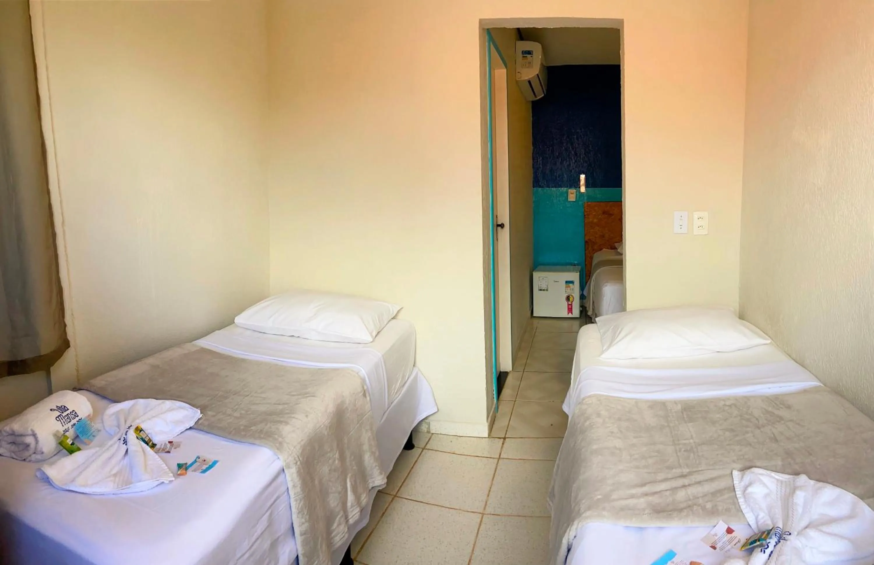 Bed in Pousada Vila Mansa Jeri