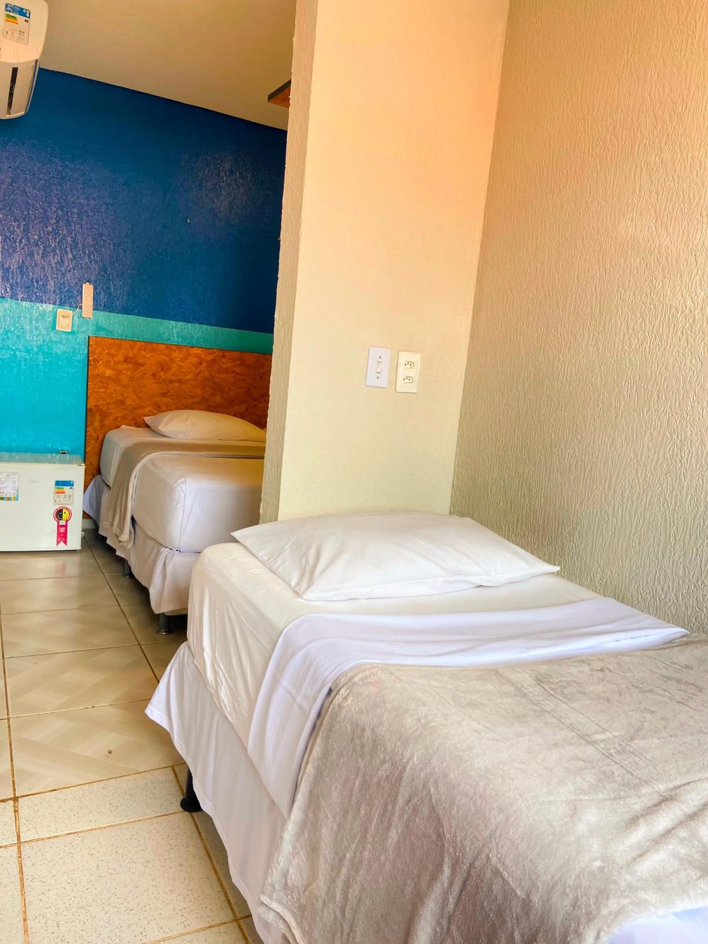 Bed in Pousada Vila Mansa Jeri