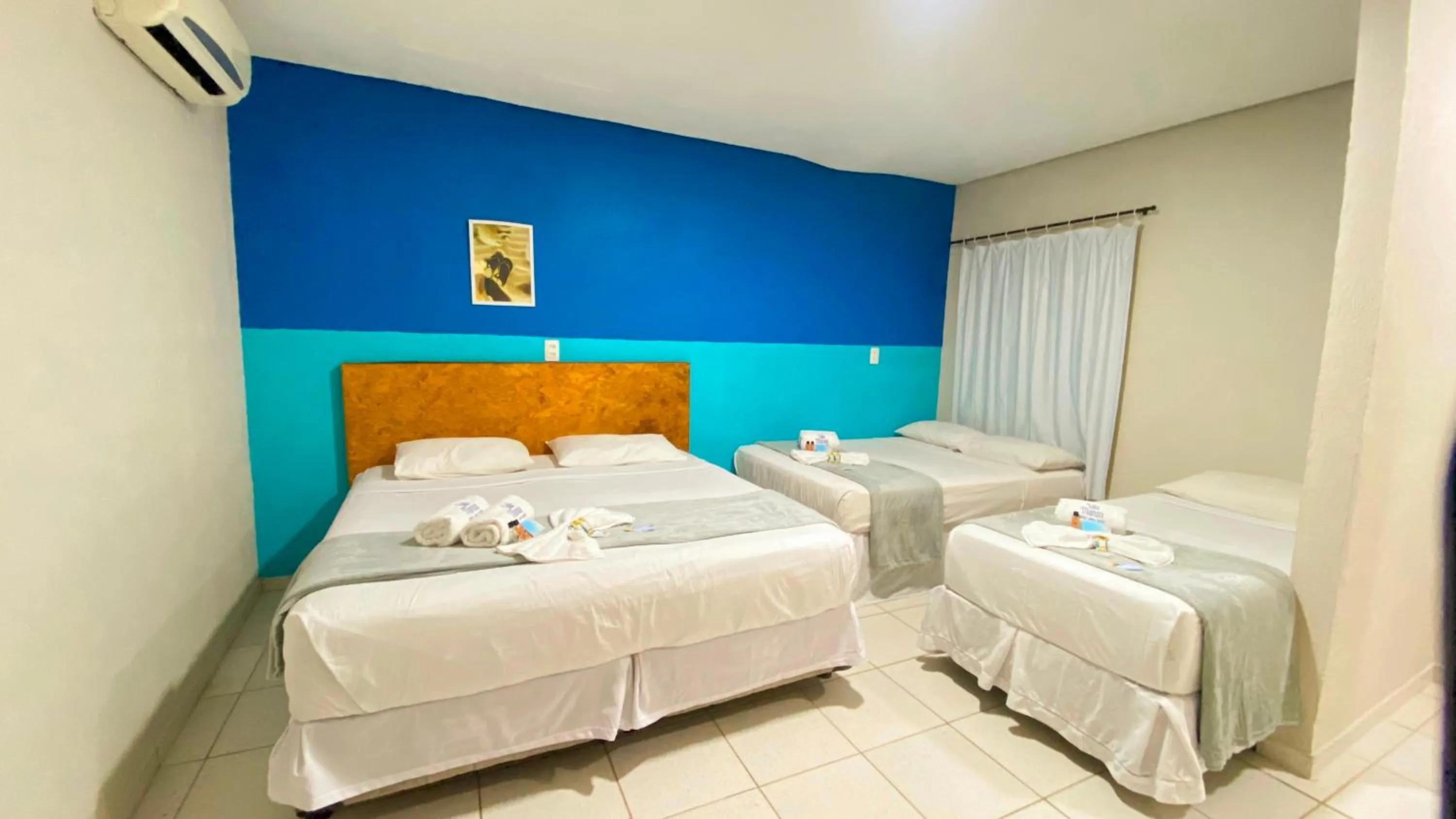 Bed in Pousada Vila Mansa Jeri