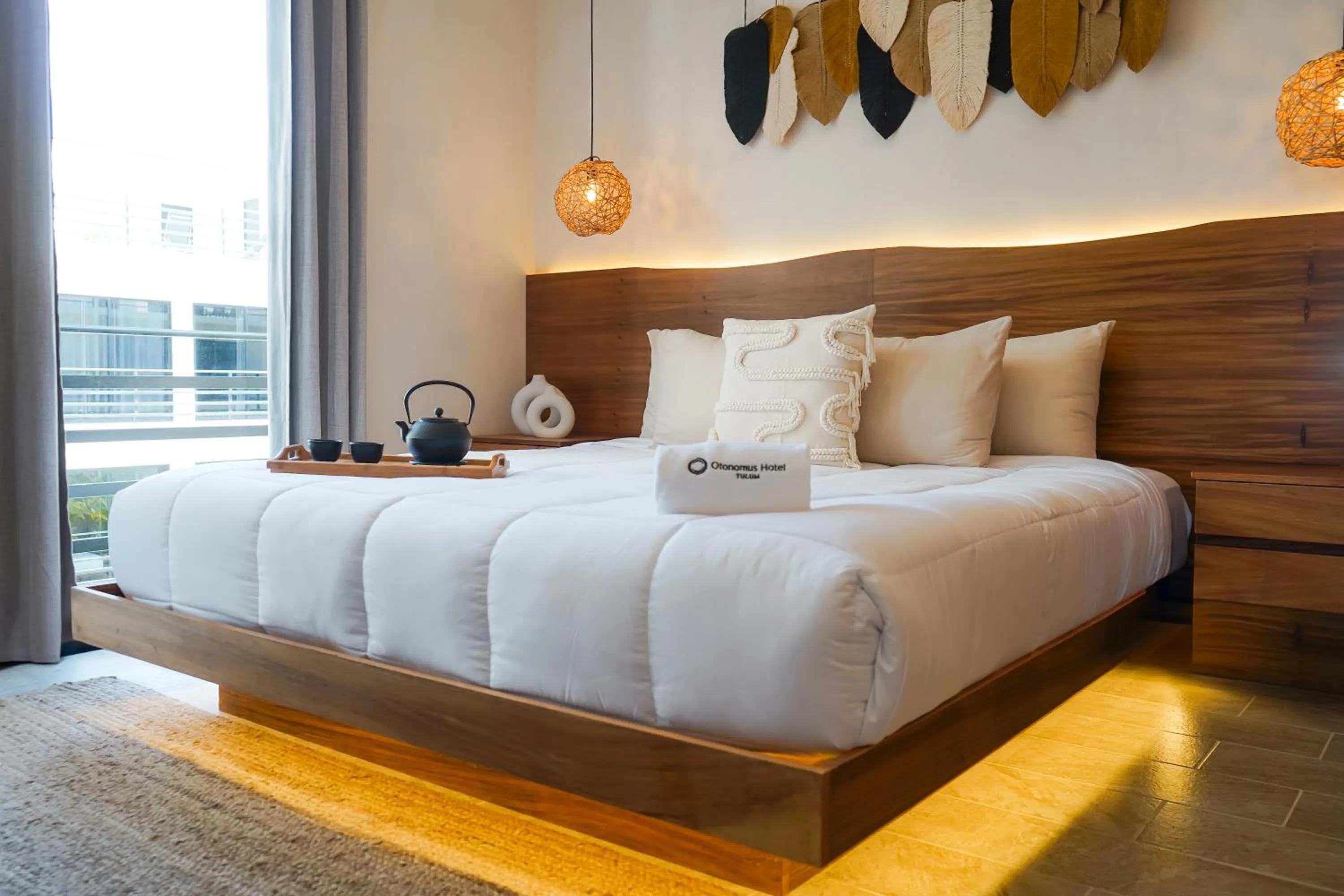 Bed in Otonomus Tulum