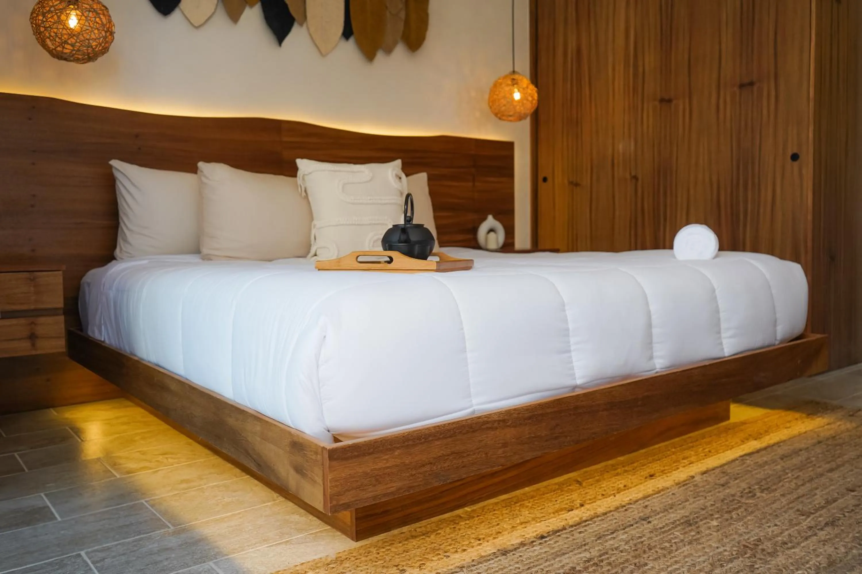 Bed in Otonomus Tulum