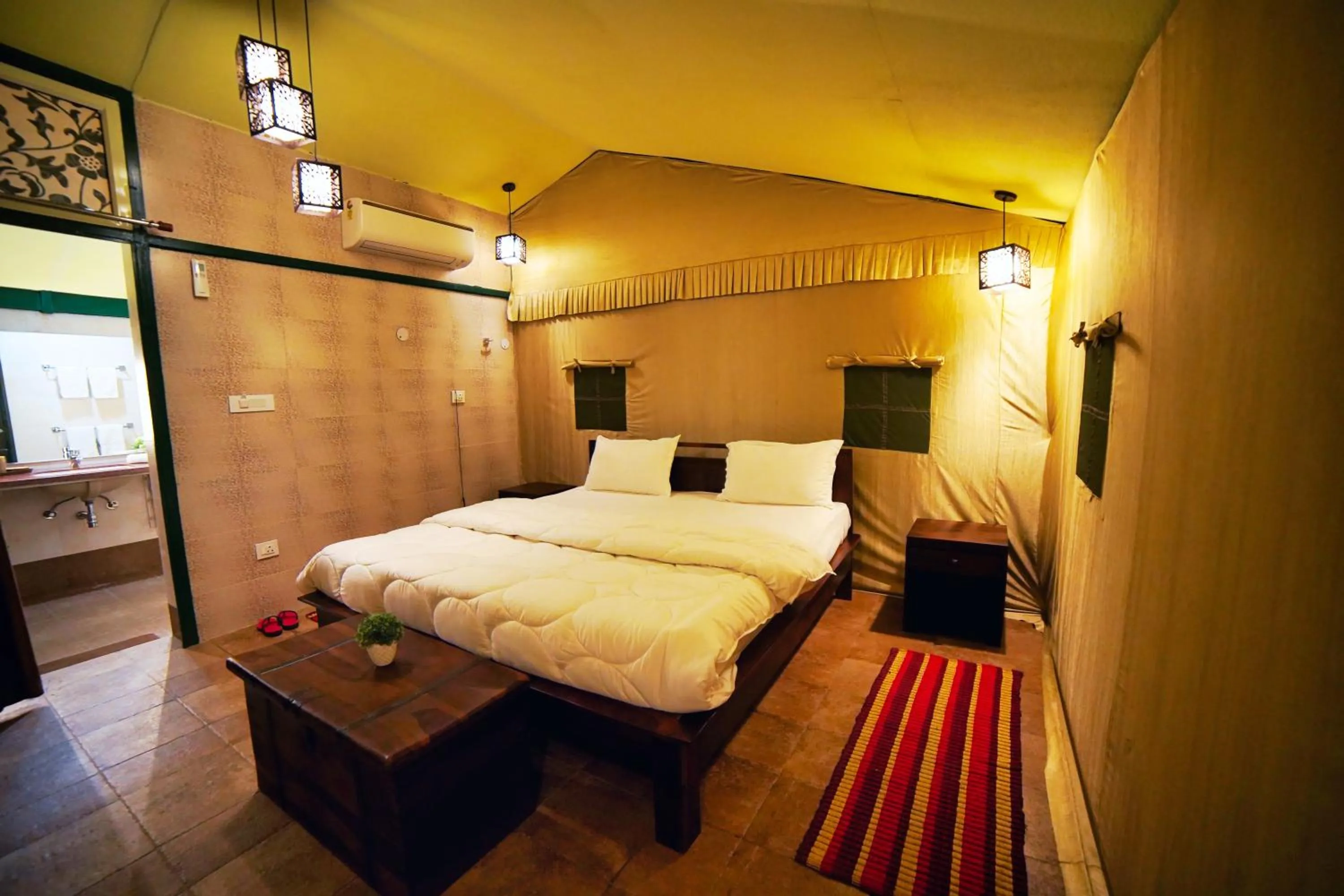 Bed in Sukoon - A Wellness Resort and Spa