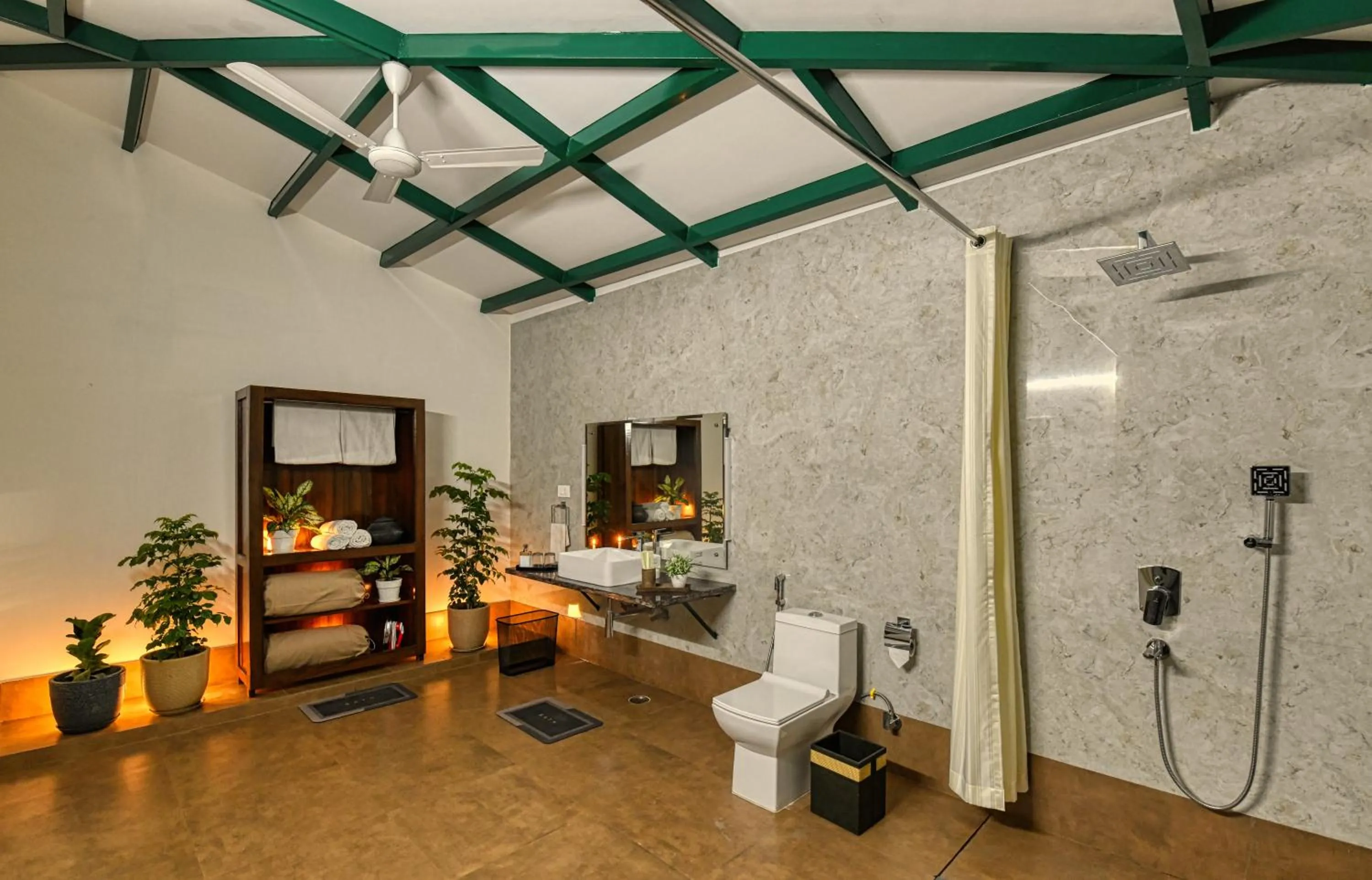 Bathroom in Sukoon - A Wellness Resort and Spa