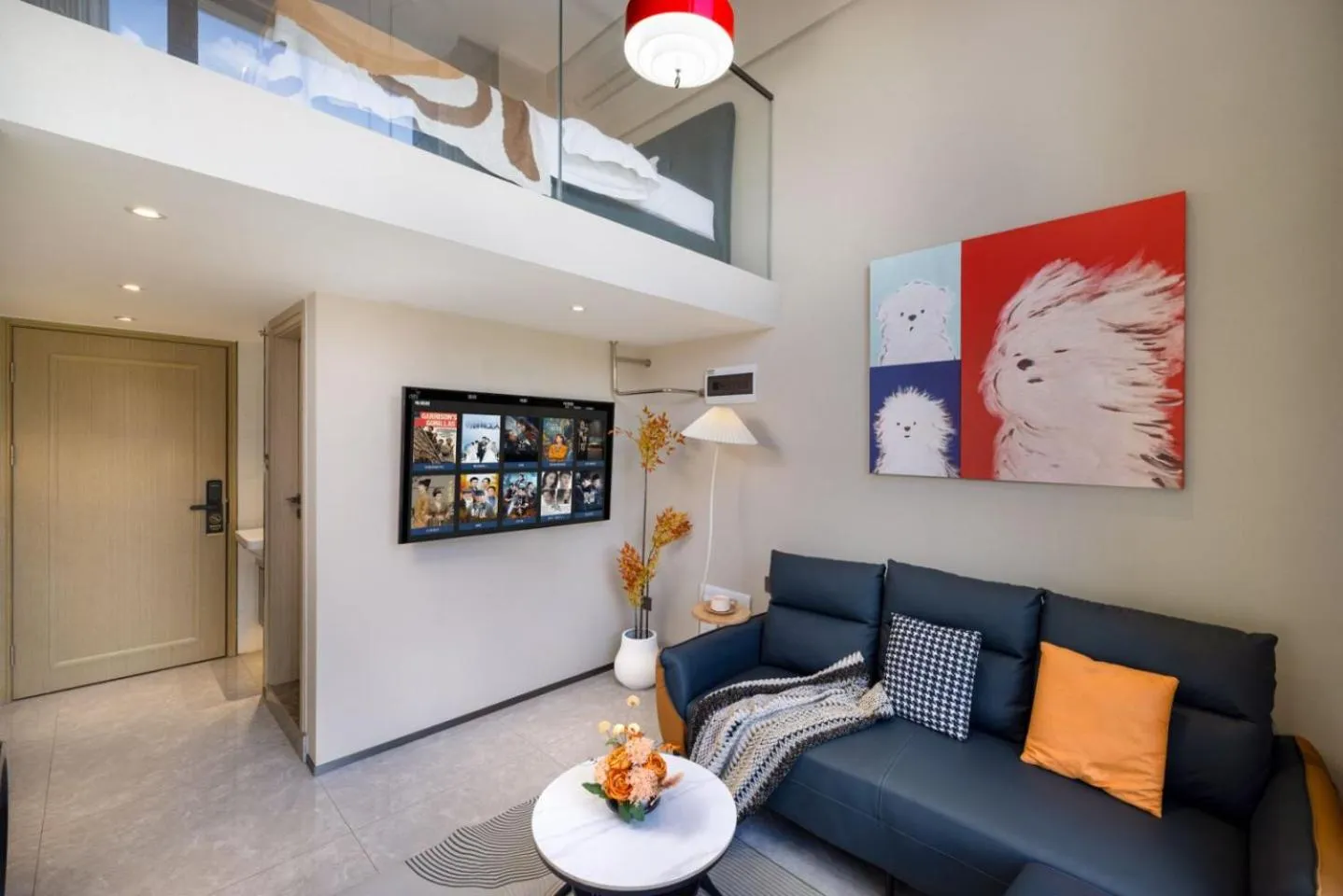 Seating area in Mihua International Apartment - Guangzhou Yangang Subway Station Branch