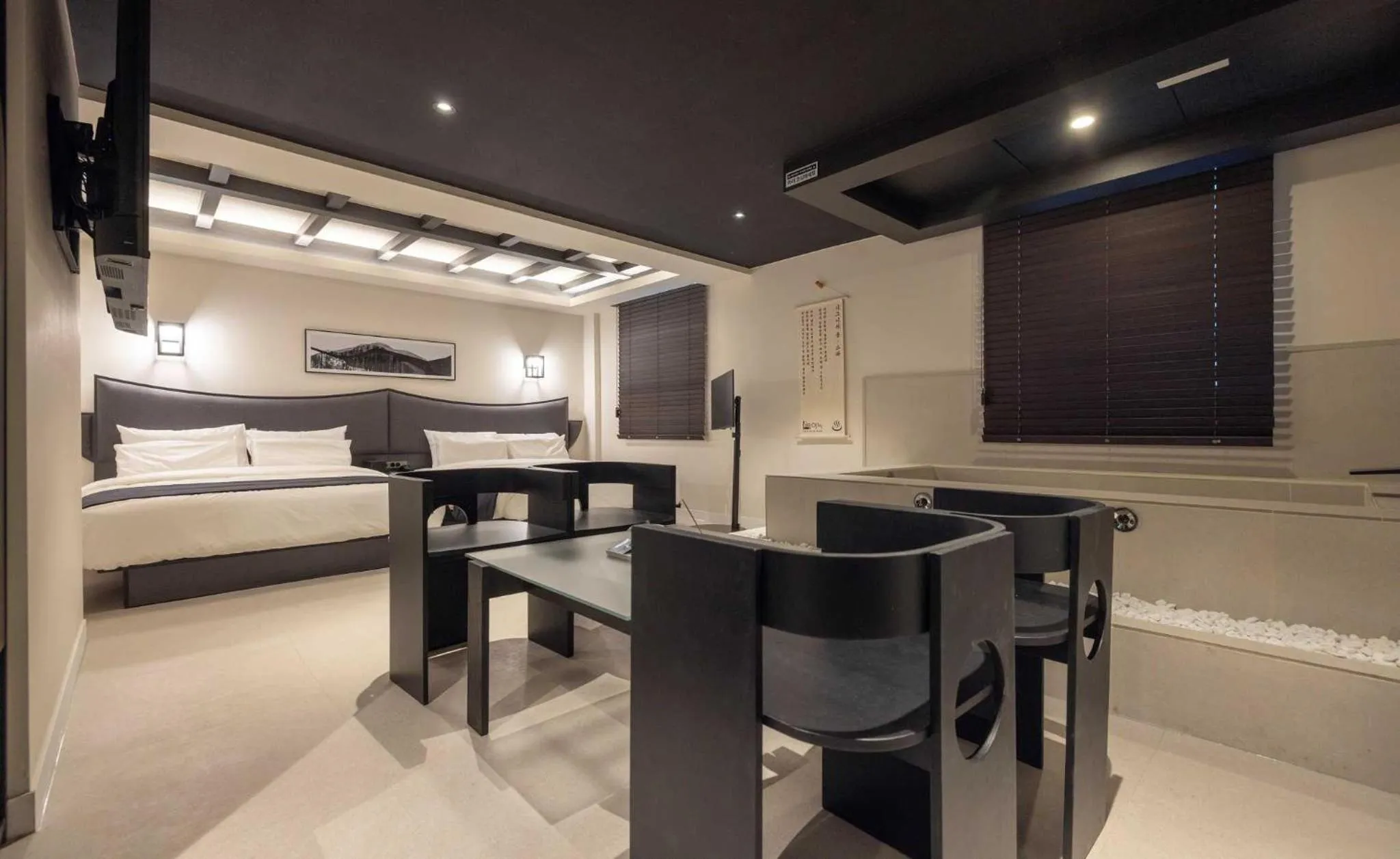 Bed in Aank Hotel and Spa Jongno Unni