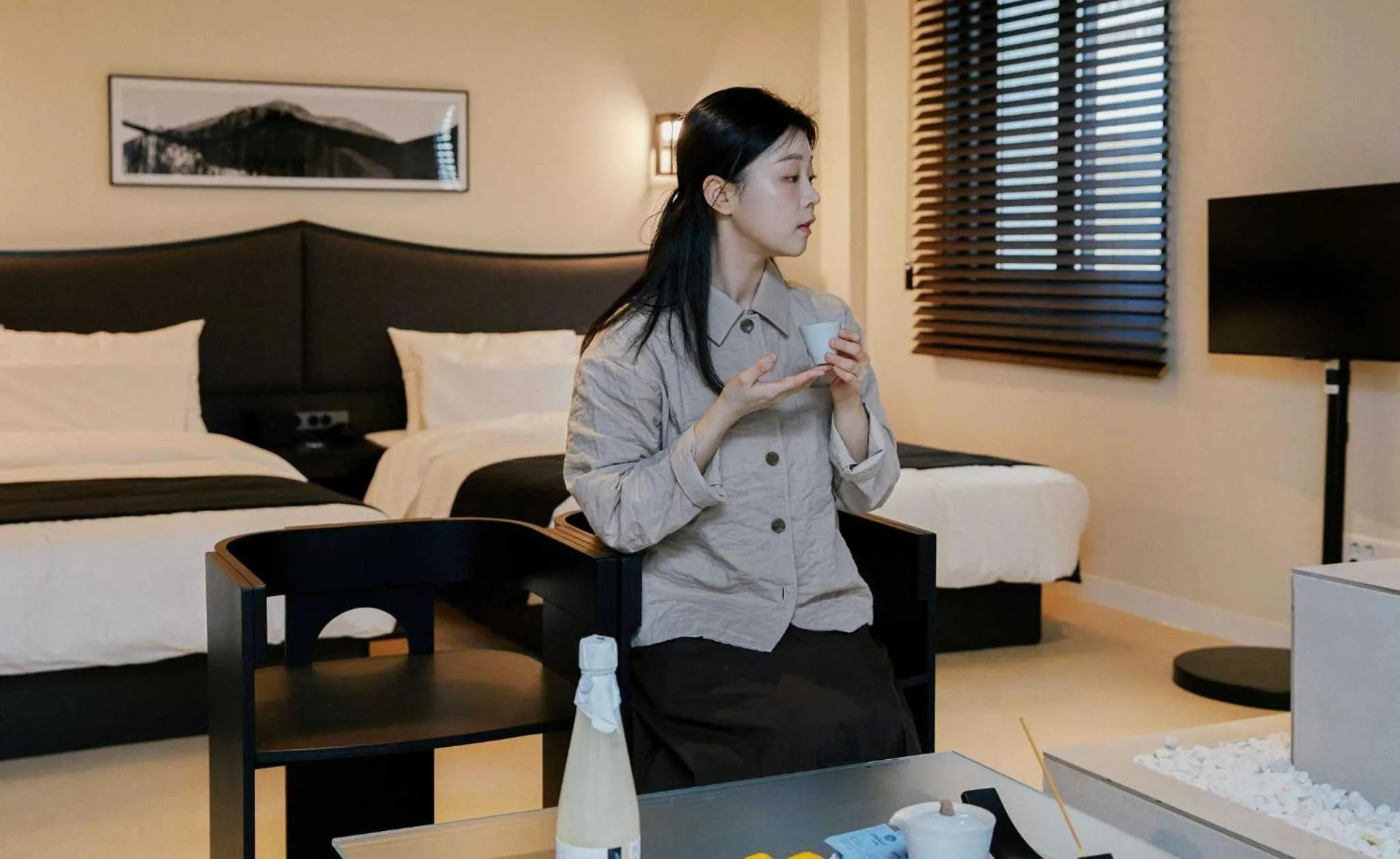 Living room in Aank Hotel and Spa Jongno Unni