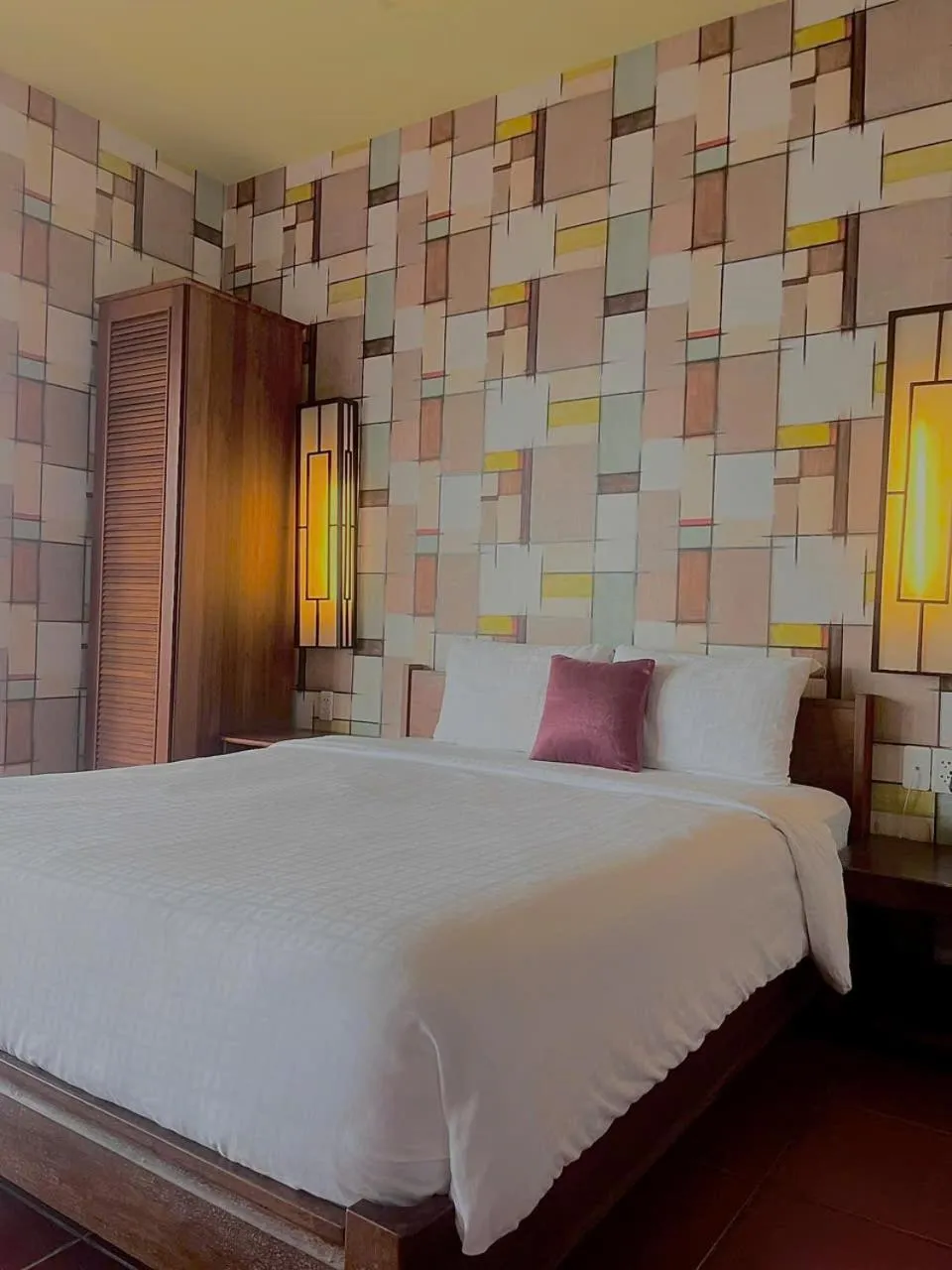 Bed in Melon Resort & Pickleball Club Mũi Né