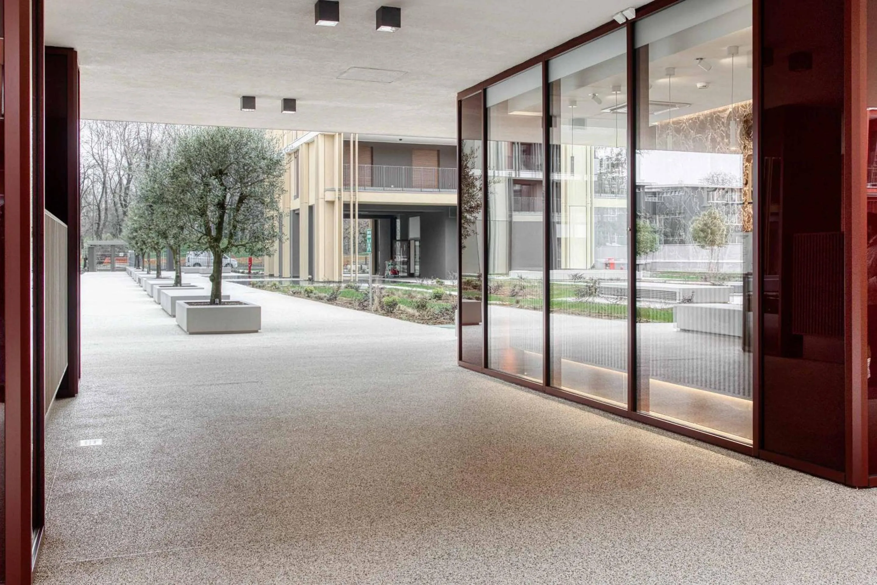 Property building in Limehome Milan Park Towers